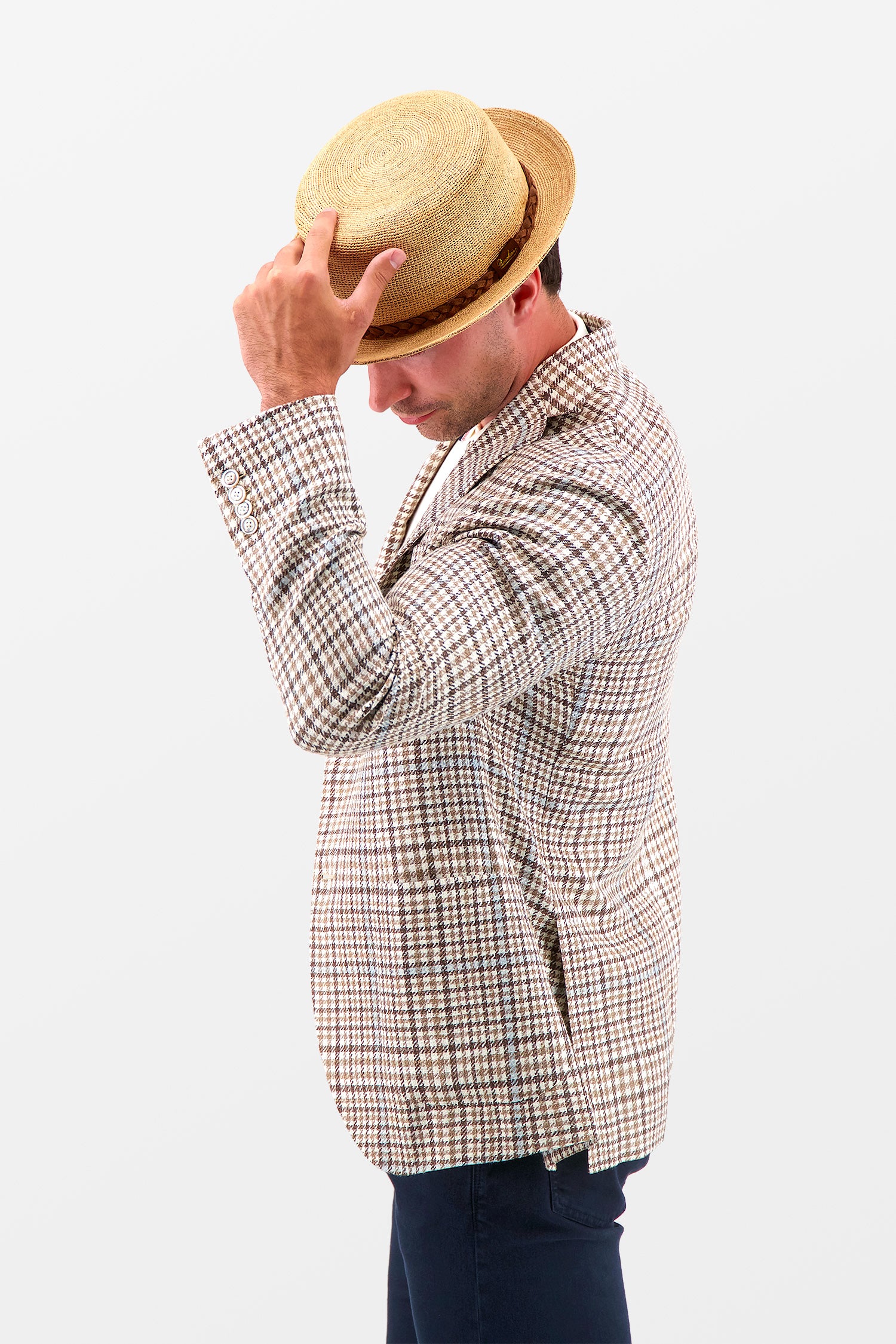 Borsalino Beige Bucket Crochet Rafia - Image 4