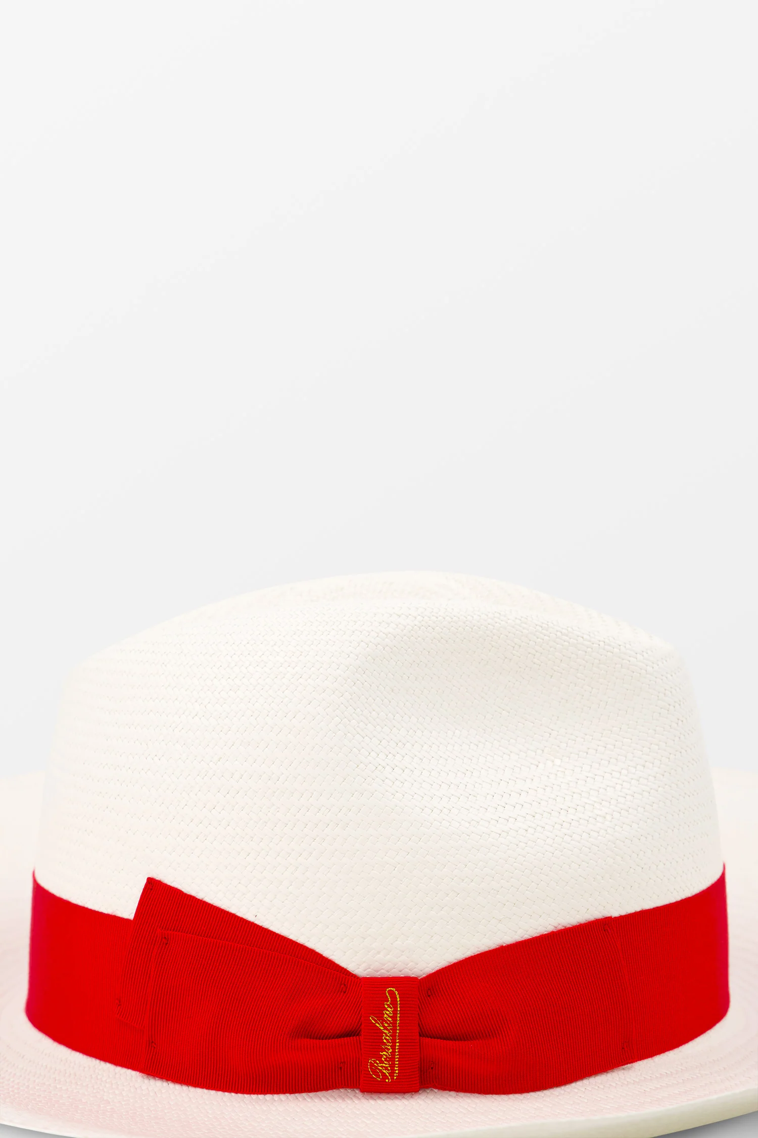 Borsalino White/Red Panama Fine Sophie - Image 3