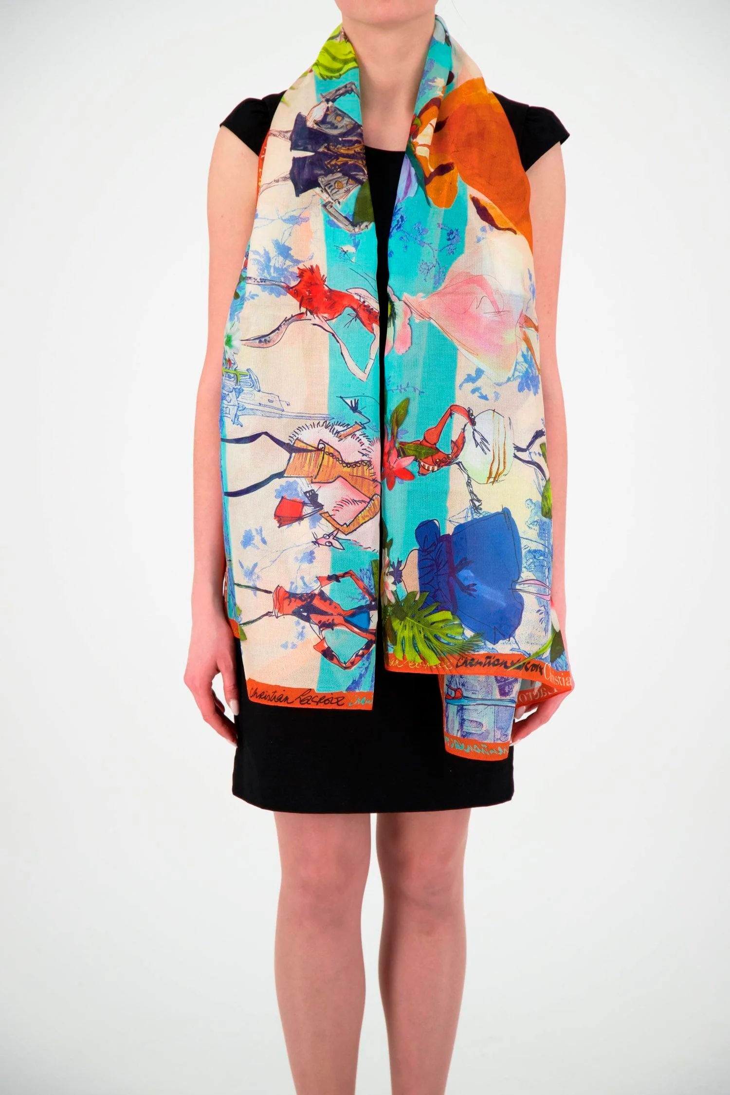 Christian Lacroix Blue Les Filles En Fleur-1 - Image 4