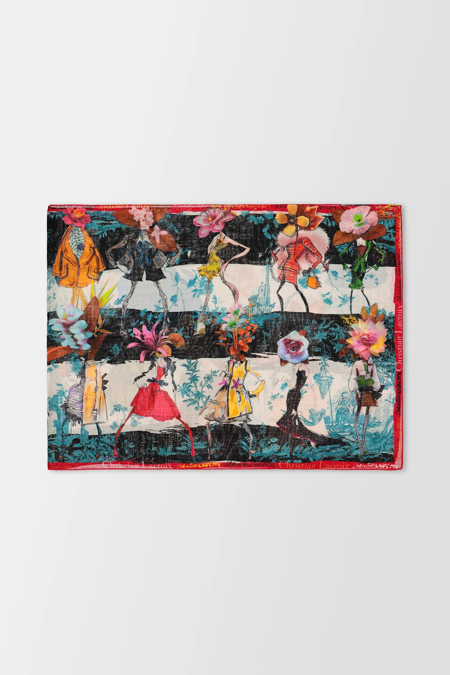Christian Lacroix Les Filles en Fleur Wool 2 - Image 2