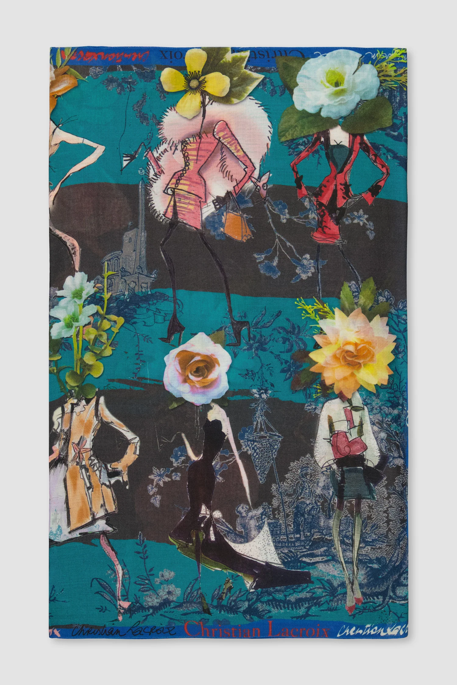 Christian Lacroix Les Filles en Fleur Wool - Image 2