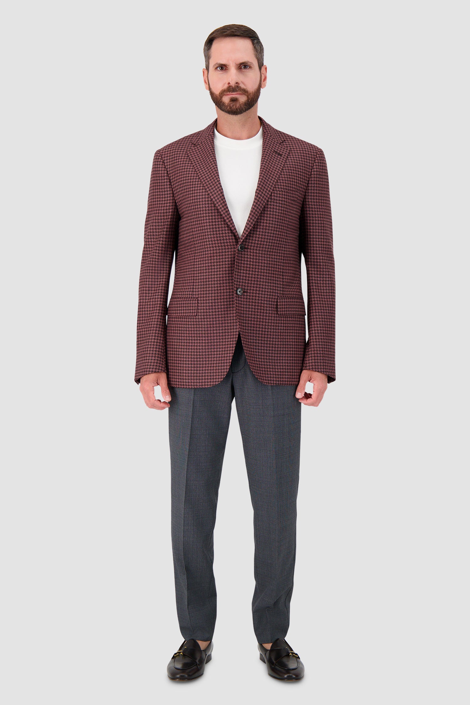 Corneliani Houndstooth Wool Blazer - Image 3