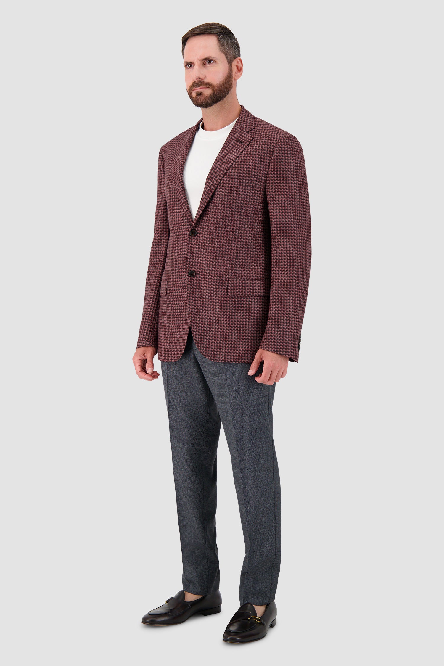 Corneliani Houndstooth Wool Blazer - Image 4