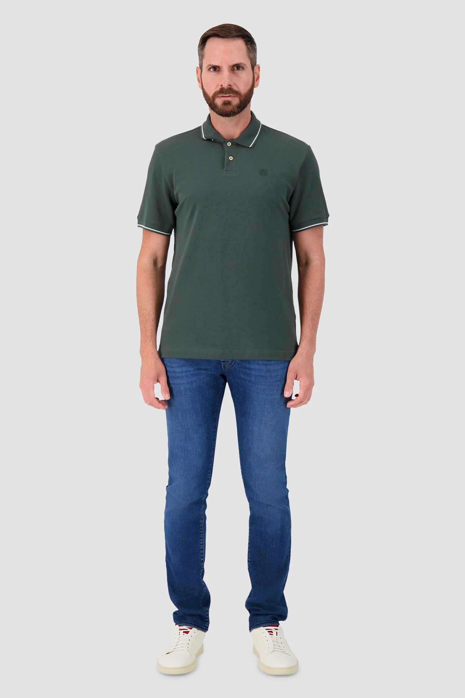 Corneliani Green Polo - Image 3
