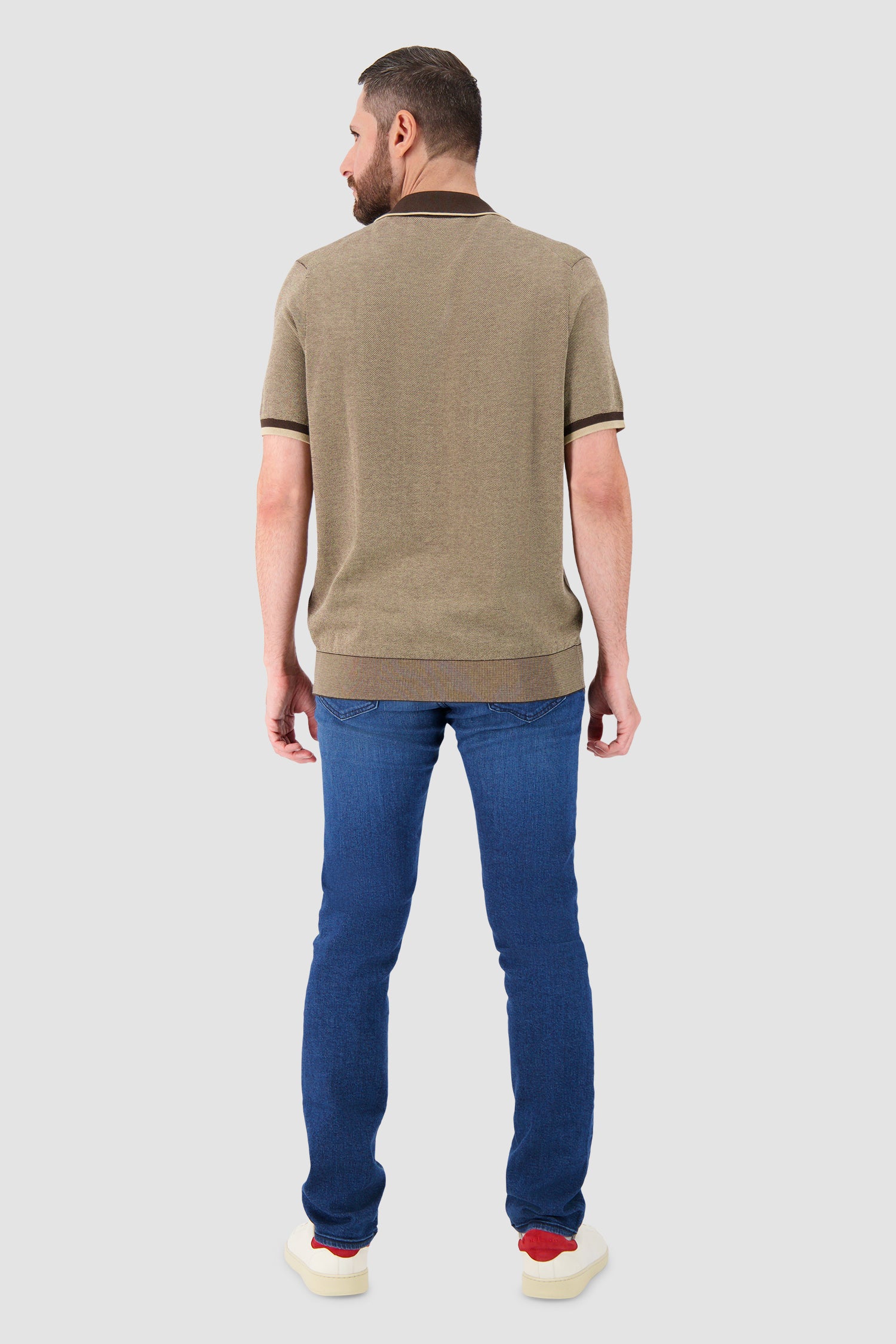 Corneliani Brown Polo - Image 3