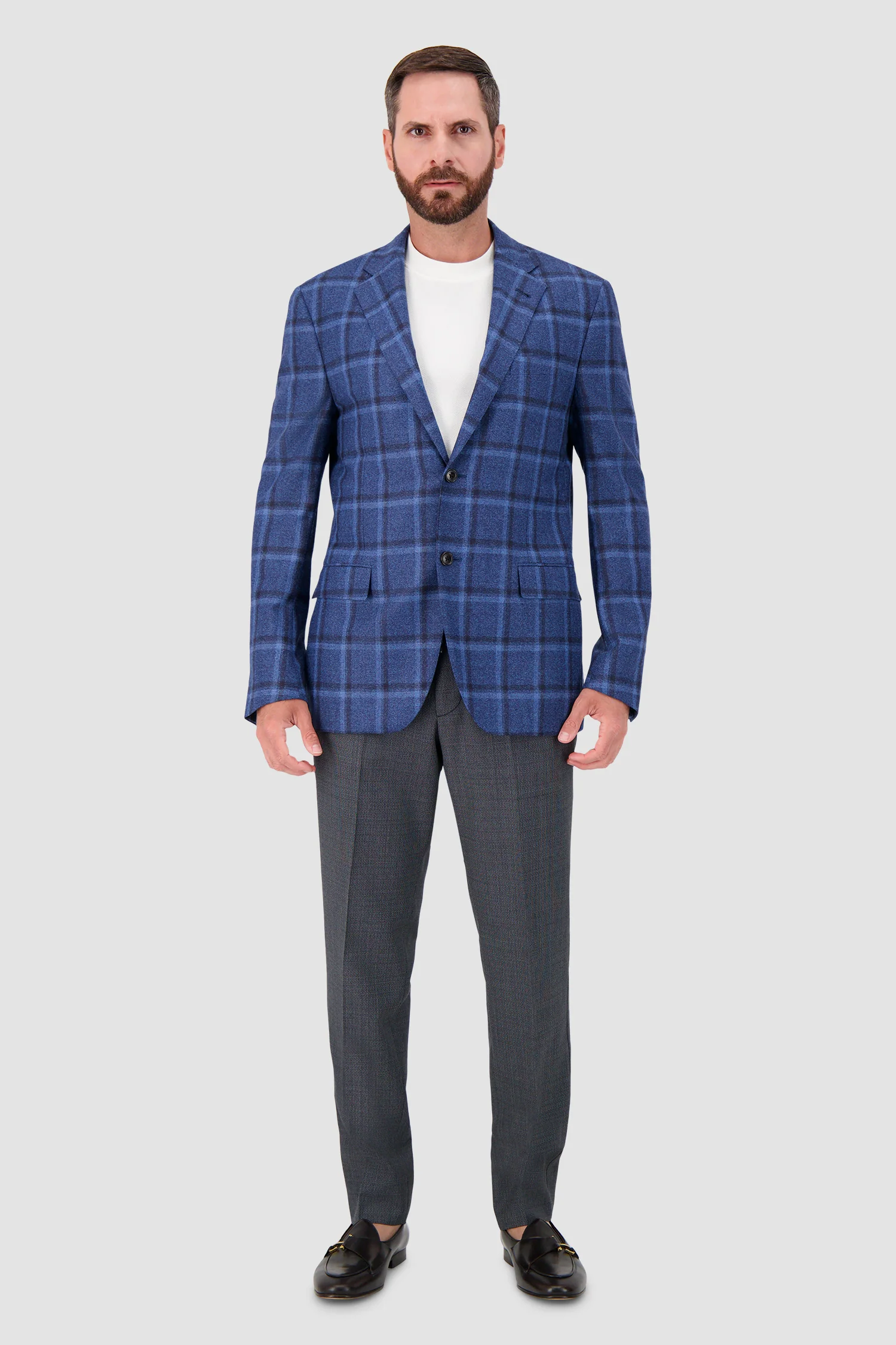 Corneliani Wool Blazer - Blue - Image 3