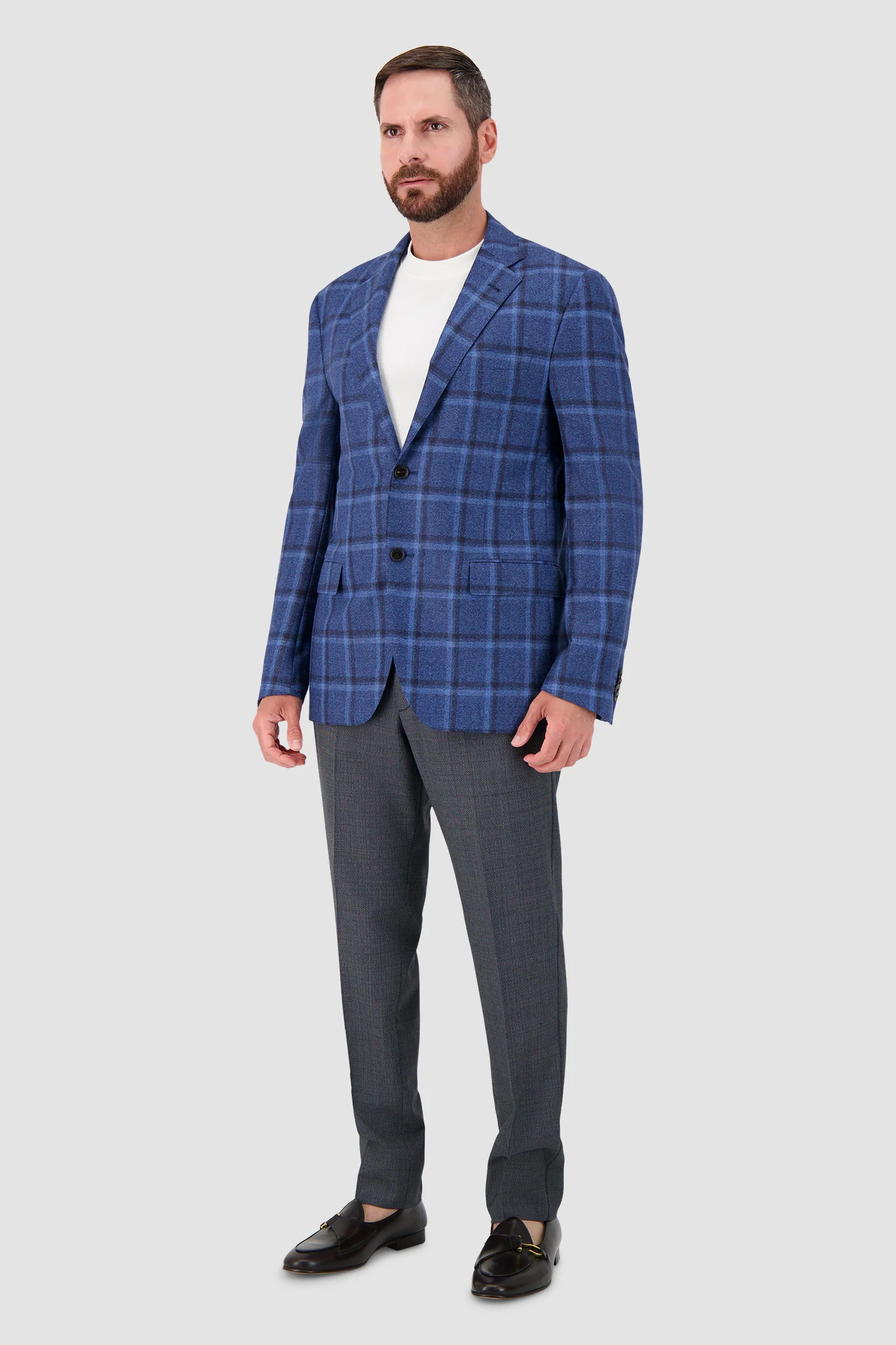Corneliani Wool Blazer - Blue - Image 4