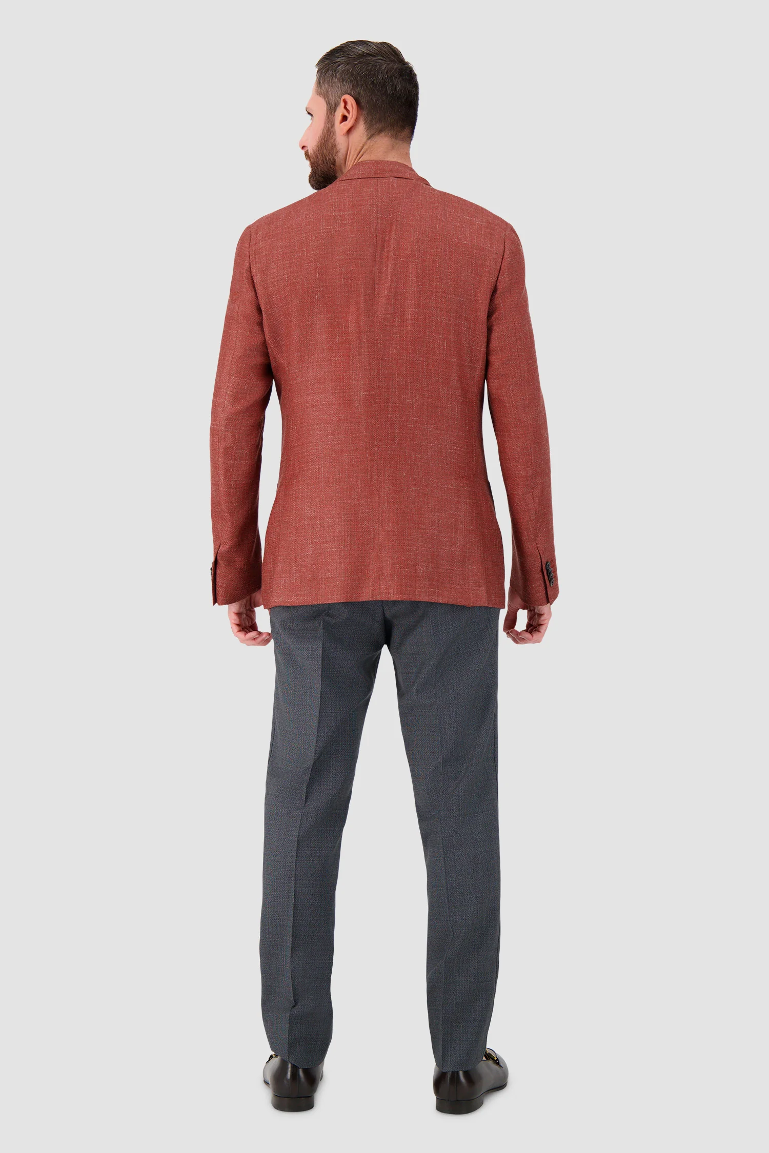 Corneliani Wool Blazer - Orange - Image 5