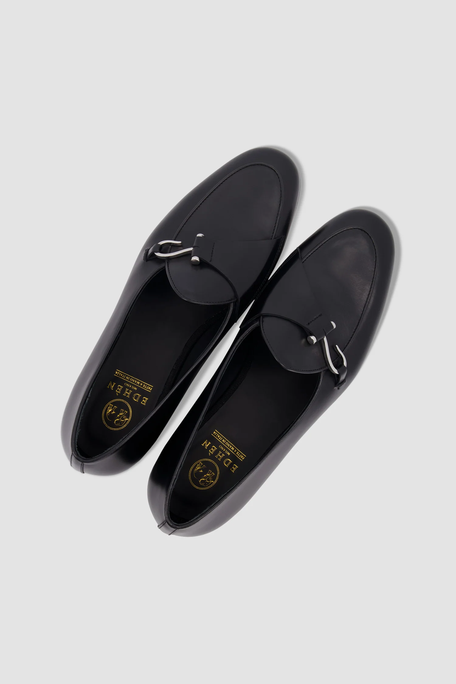 Edhen Milano Comporta Black Leather Loafers - Image 5