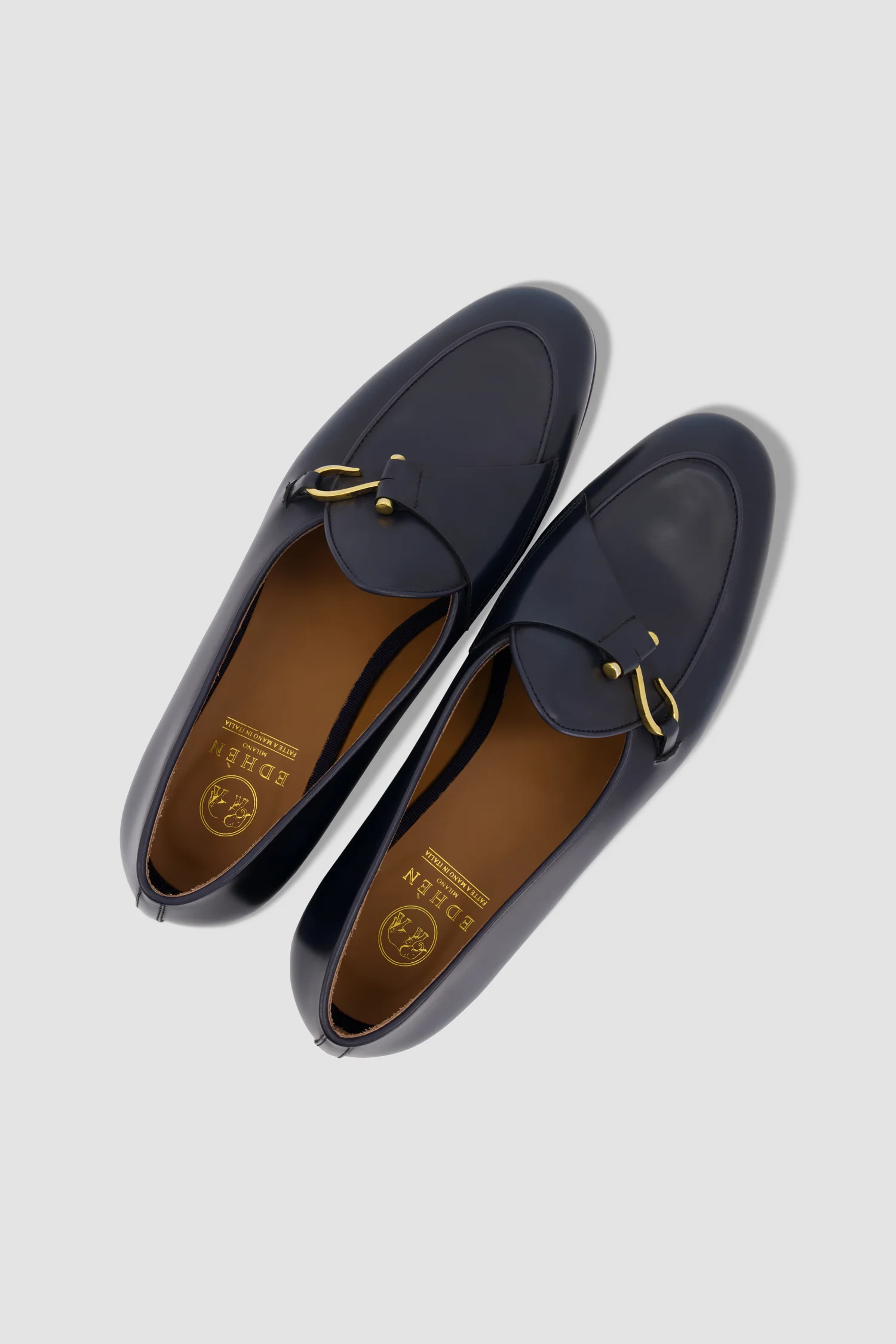 Edhen Milano Comporta Blue Leather Loafers - Image 5