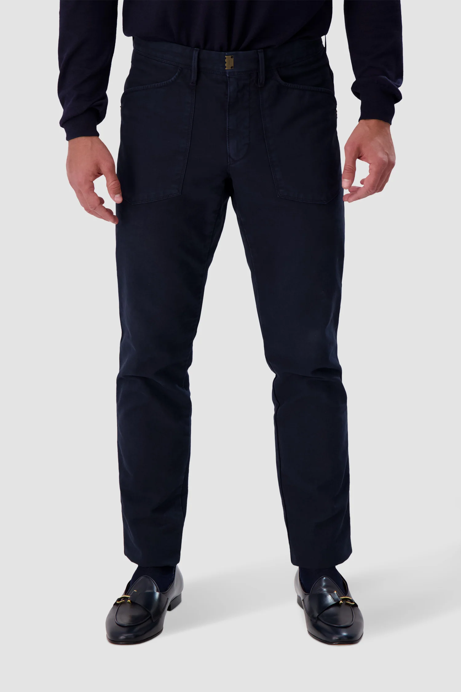 Edhen Milano Comporta Blue Leather Loafers - Image 8