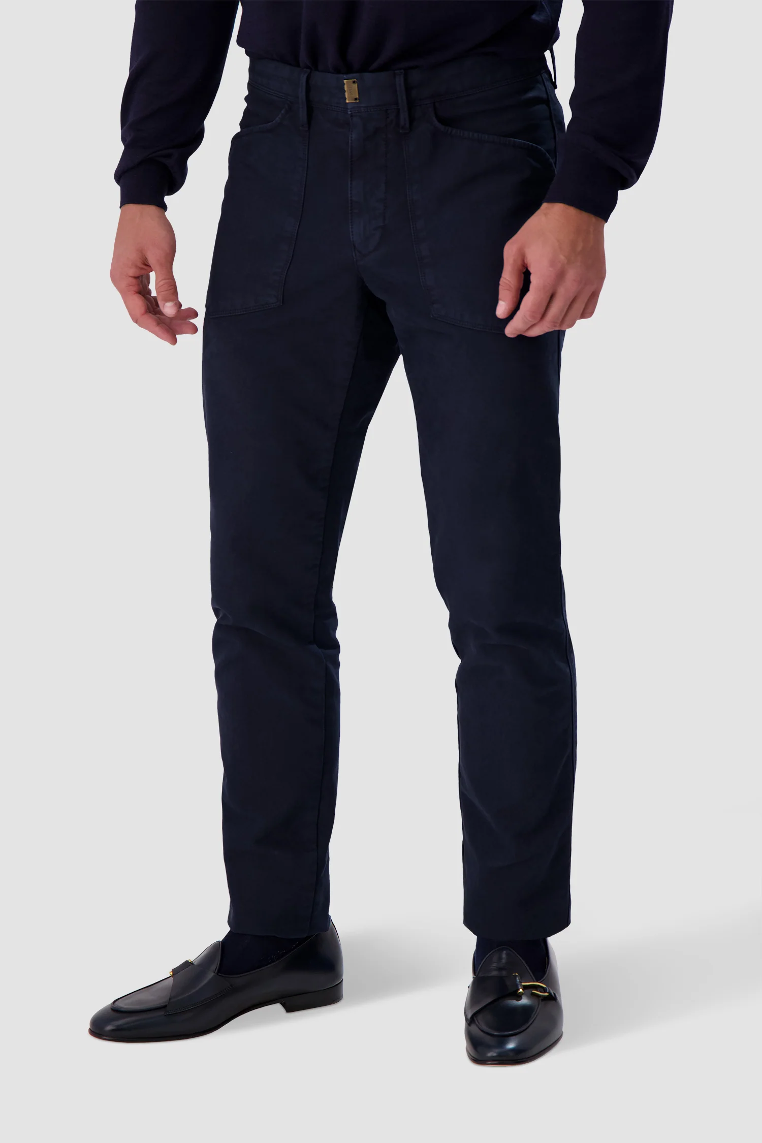 Edhen Milano Comporta Blue Leather Loafers - Image 9