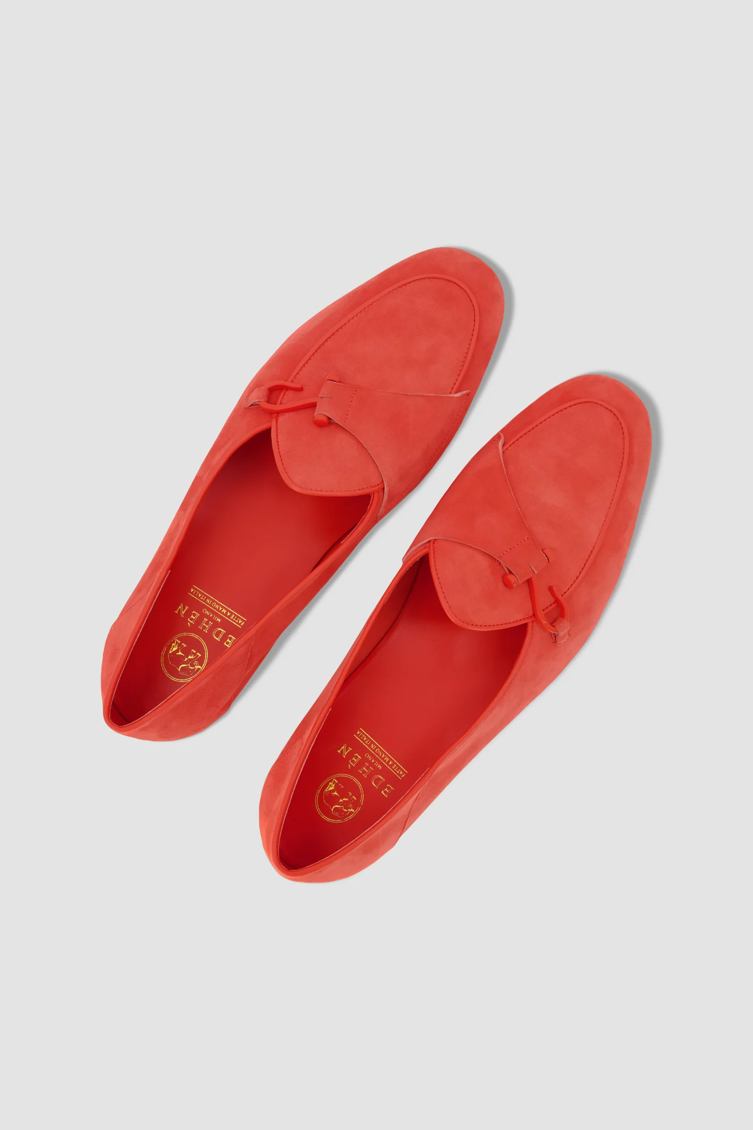 Edhen Milano Comporta Fly Red Suede Loafers - Image 6