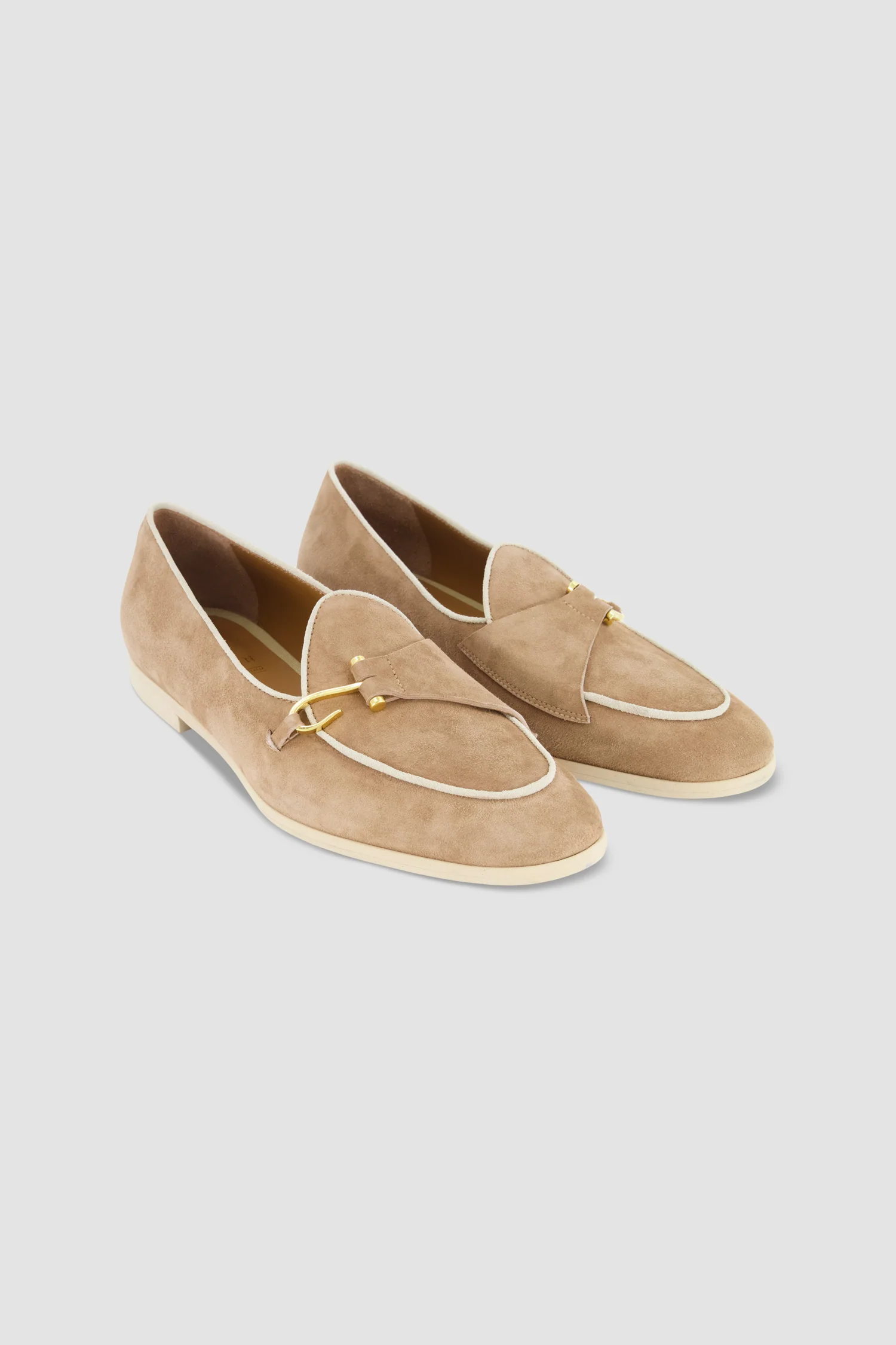 Edhen Milano Comporta Go Beige Suede Loafers - Image 6
