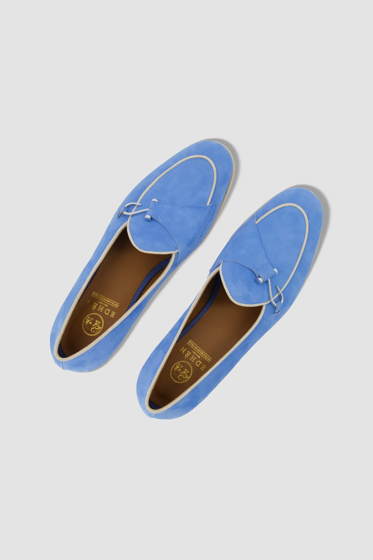 Edhen Milano Comporta Go Blue Suede Loafers - Image 6