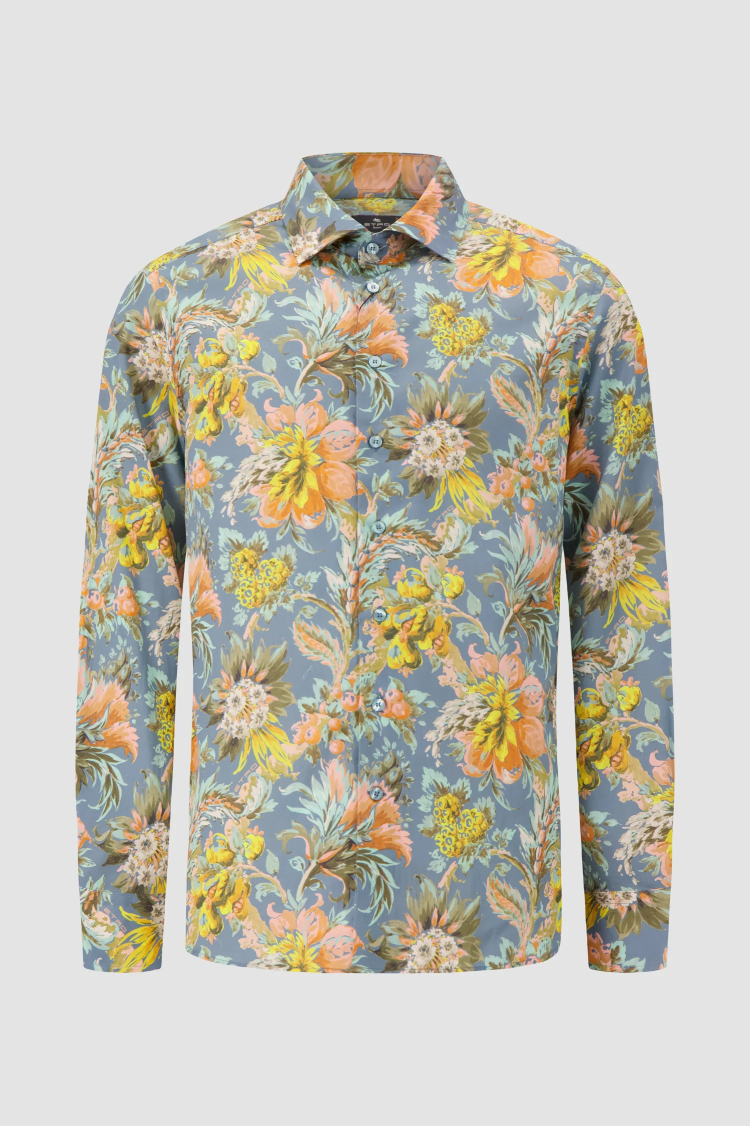Etro Multicoloured Botanical Floral Shirt