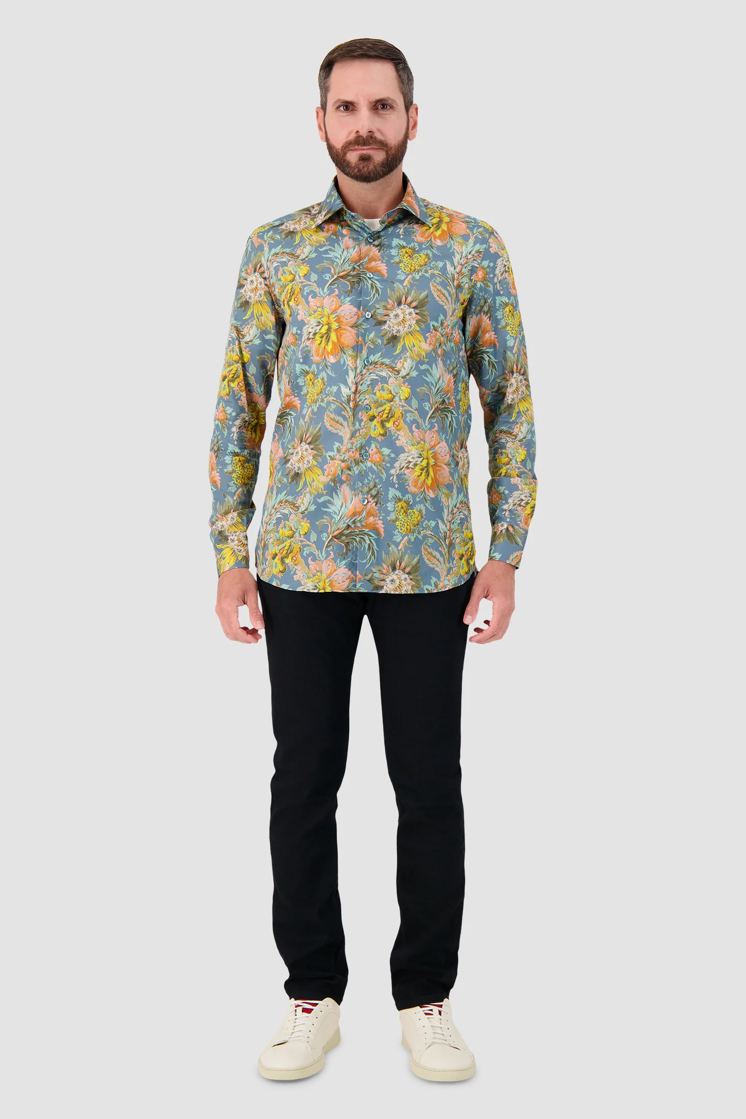 Etro Multicoloured Botanical Floral Shirt - Image 3
