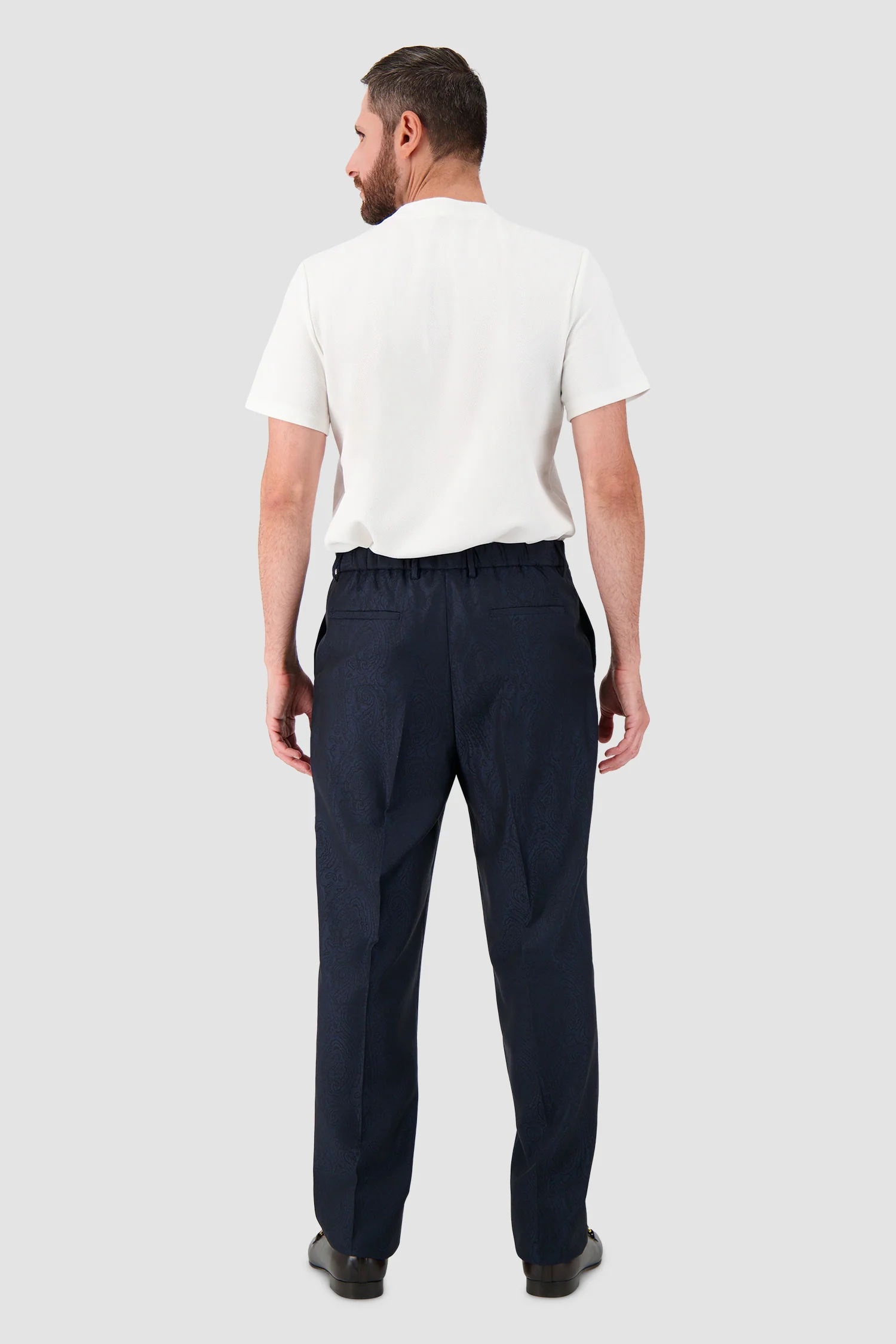 Etro Tonal Paisley Jacquard Trousers - Image 5