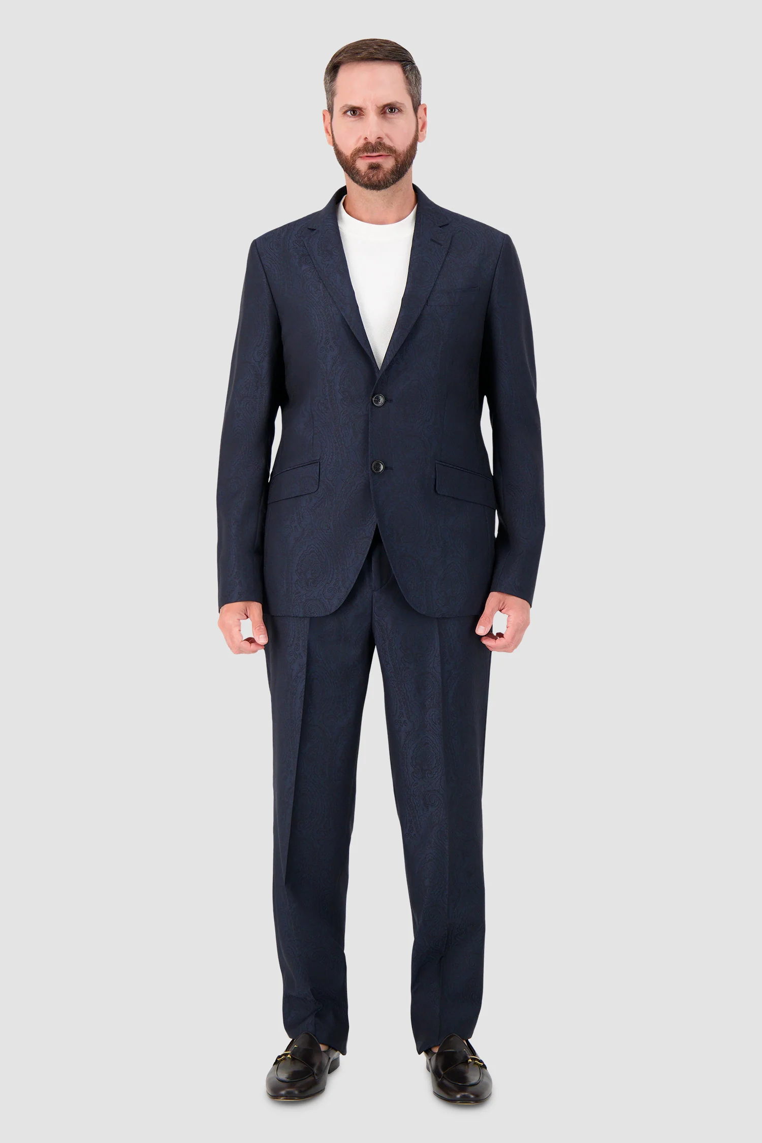 Etro Tonal Paisley Jacquard Trousers - Image 6