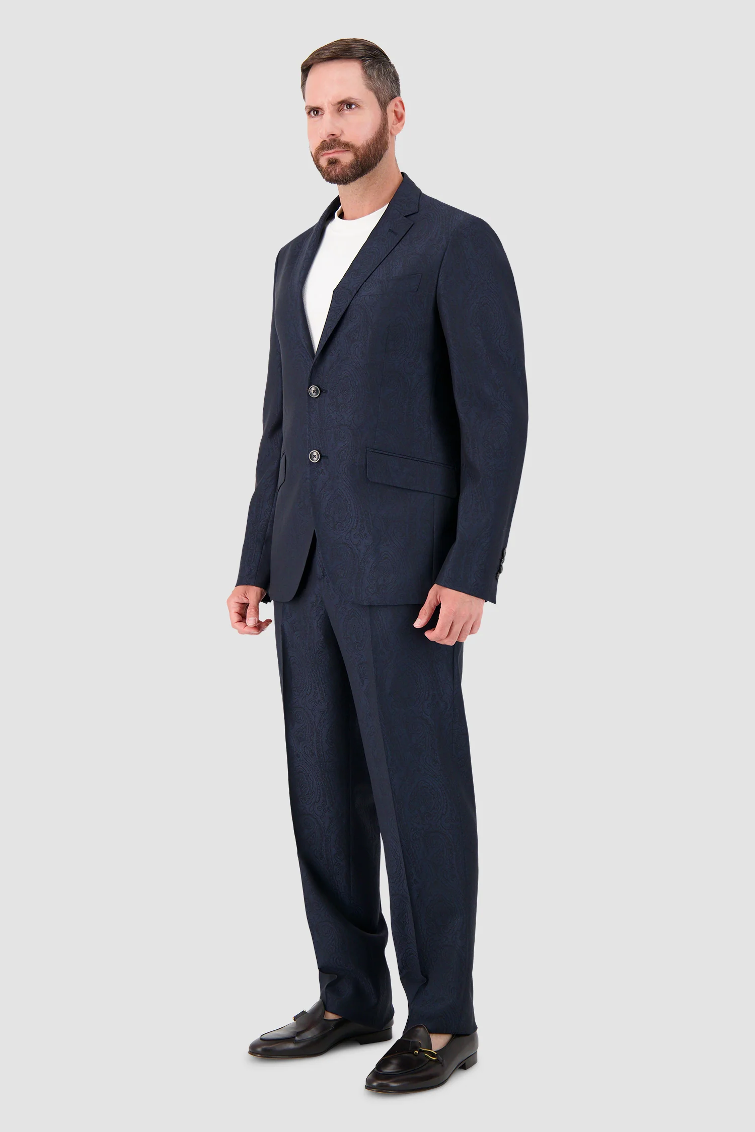 Etro Tonal Paisley Jacquard Trousers - Image 7