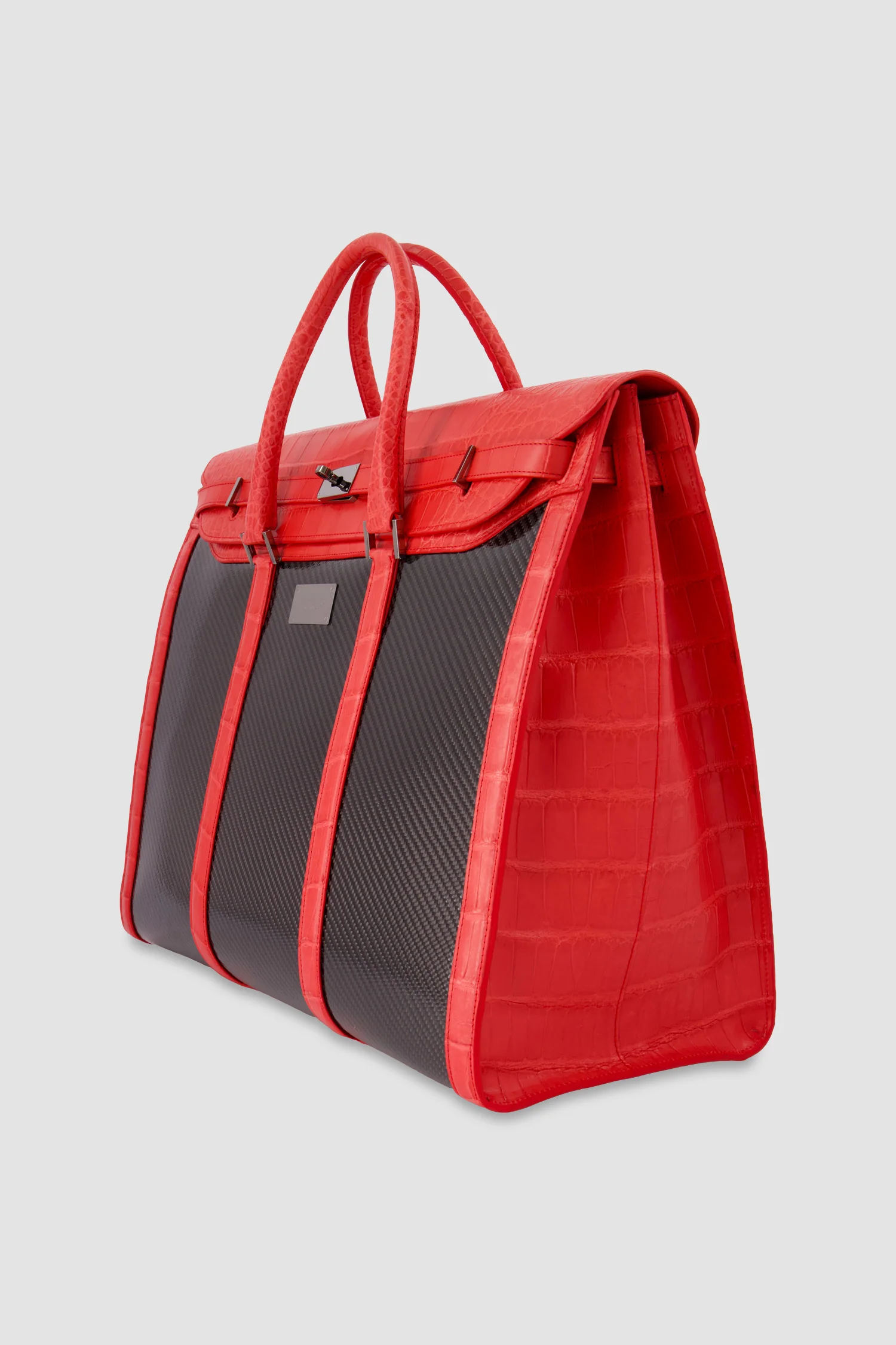 Hettabretz Alligator and Carbon Travel Bag - Image 4
