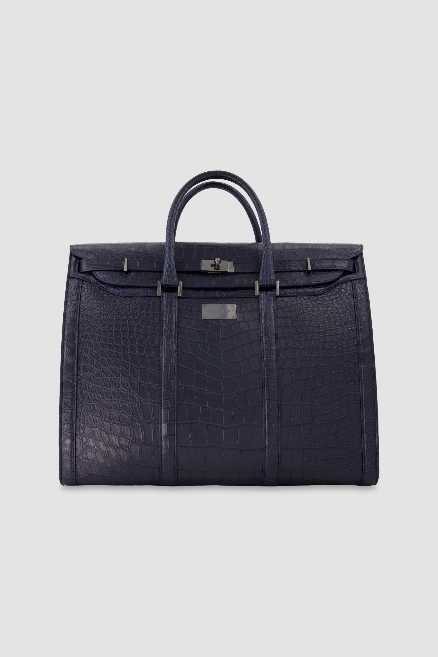 Hettabretz Alligator Travel Bag - Navy