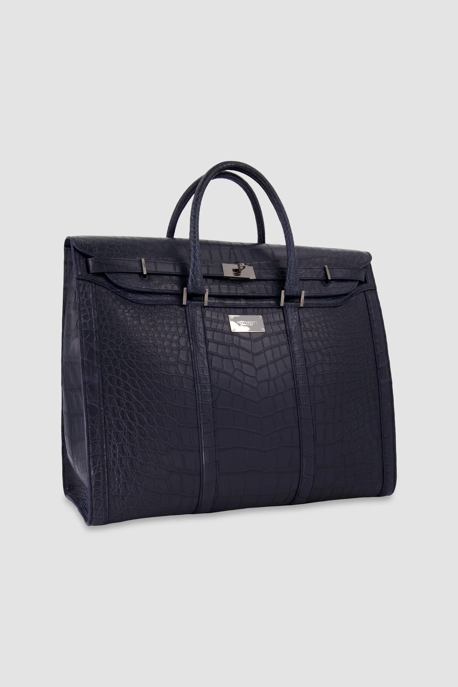Hettabretz Alligator Travel Bag - Navy - Image 4