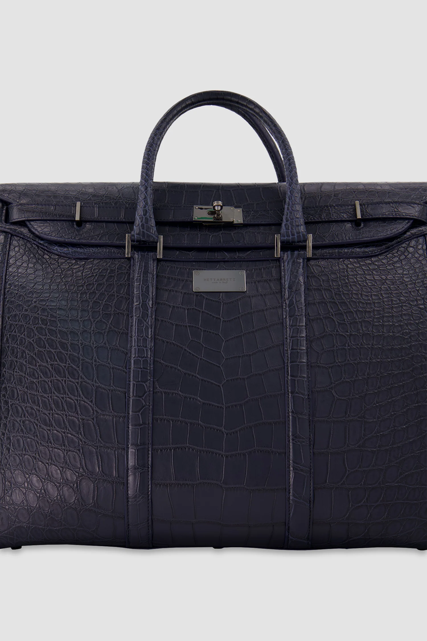 Hettabretz Alligator Travel Bag - Navy - Image 5
