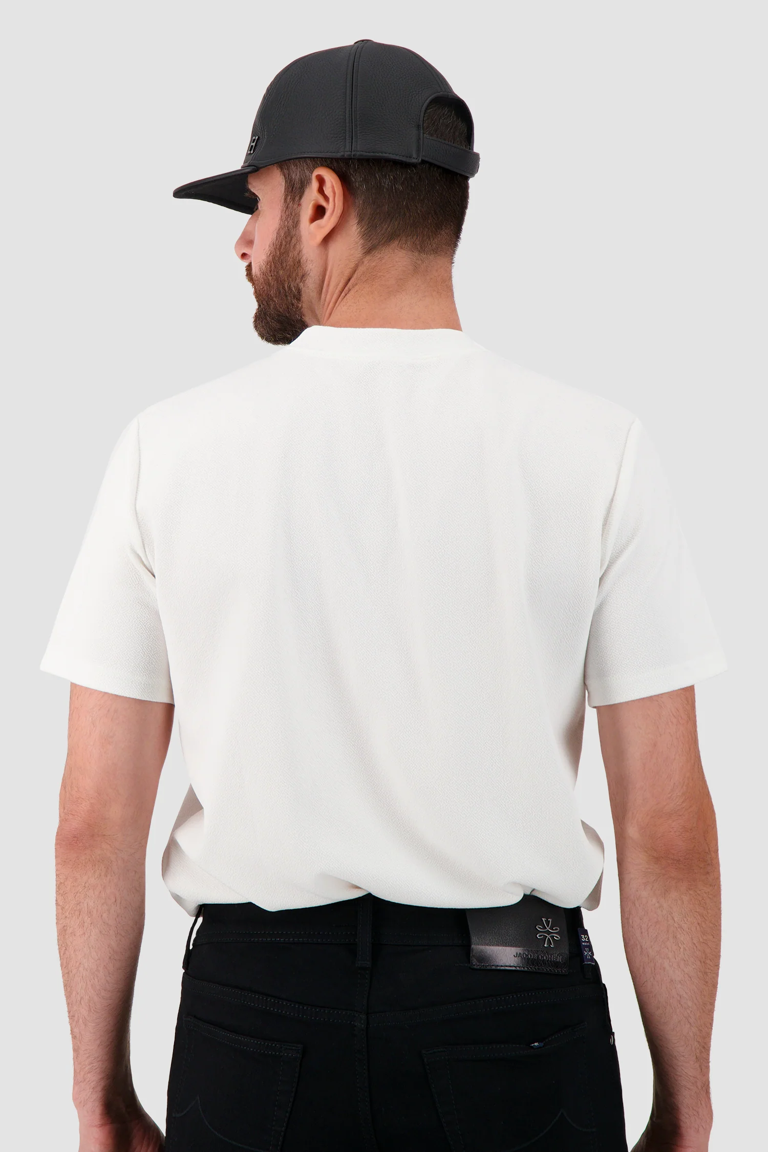 Hettabretz Black Leather Baseball Cap - Image 8