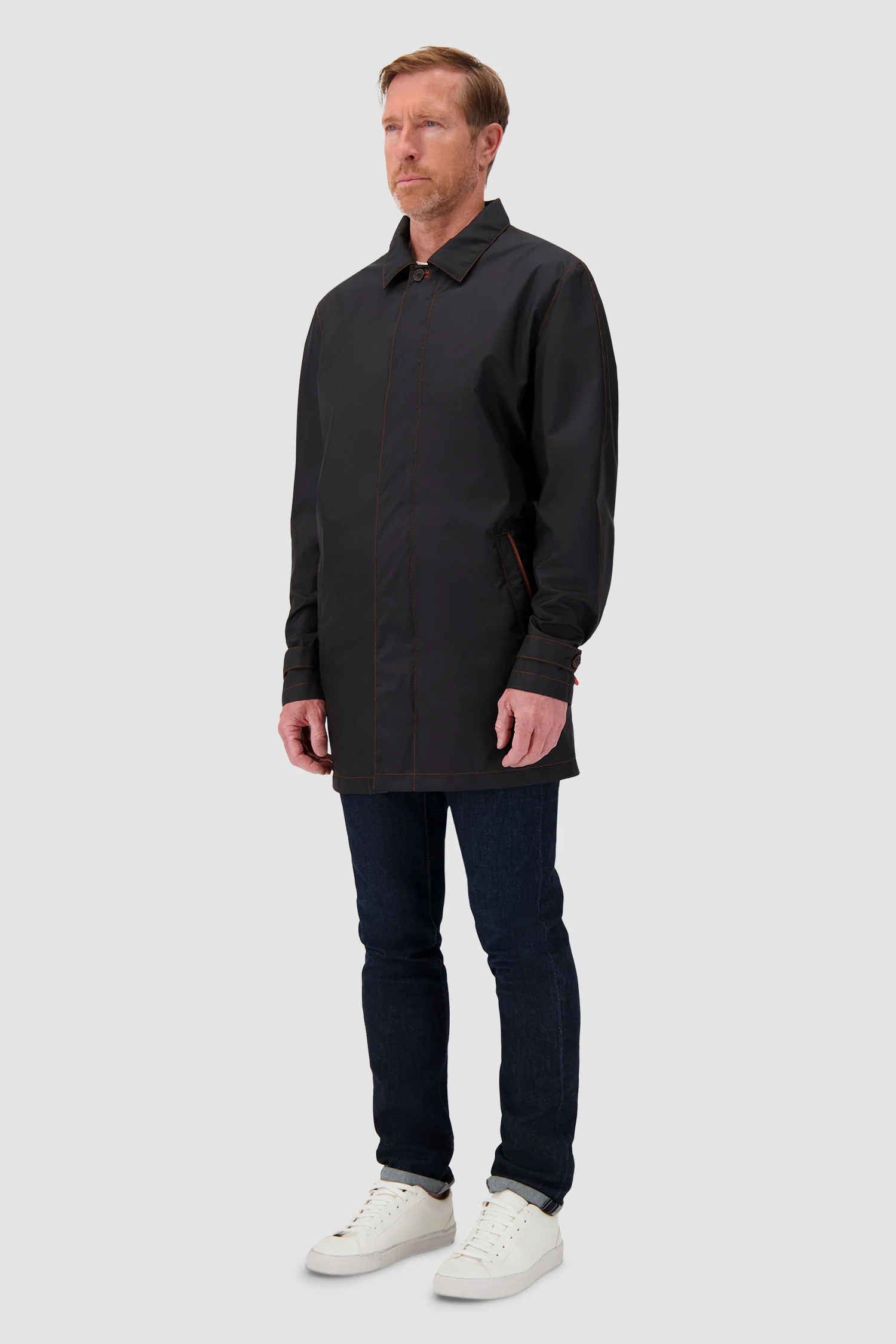 Hettabretz Black Technical Car Coat - Image 4