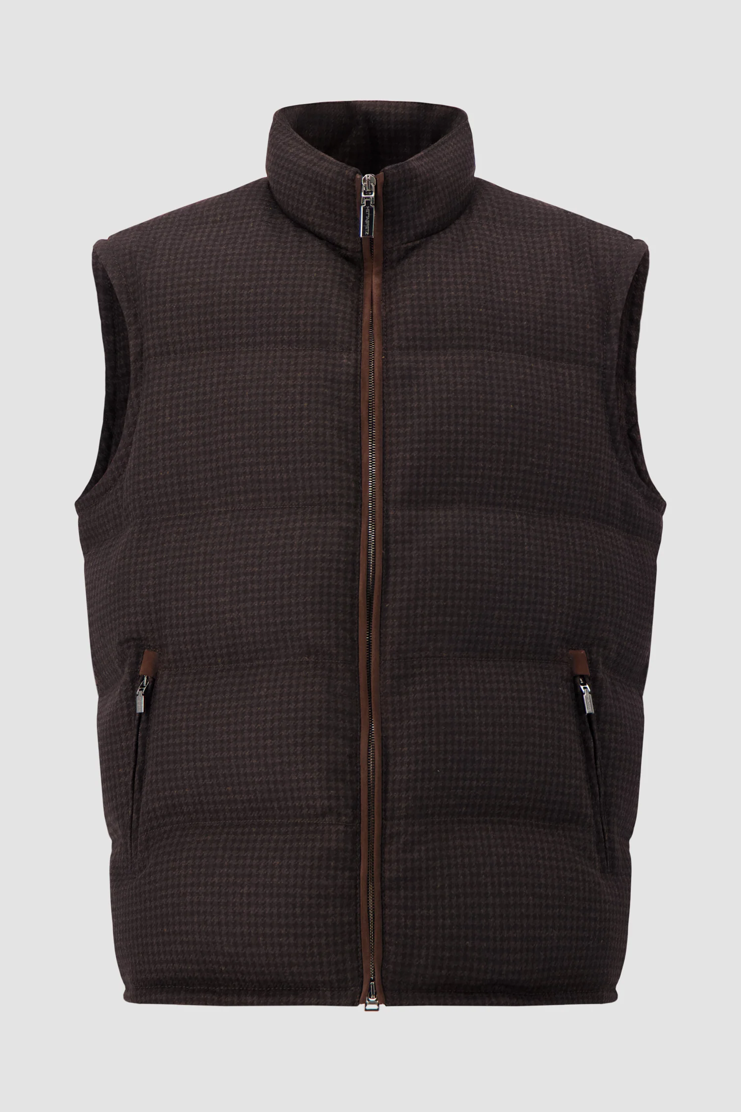 Hettabretz Brown Down Vest