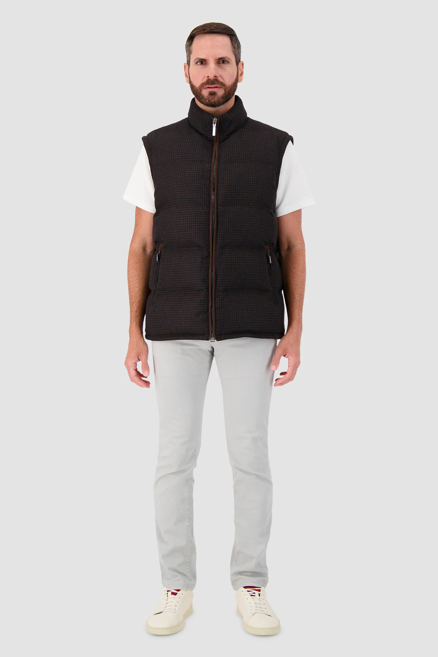 Hettabretz Brown Down Vest - Image 3