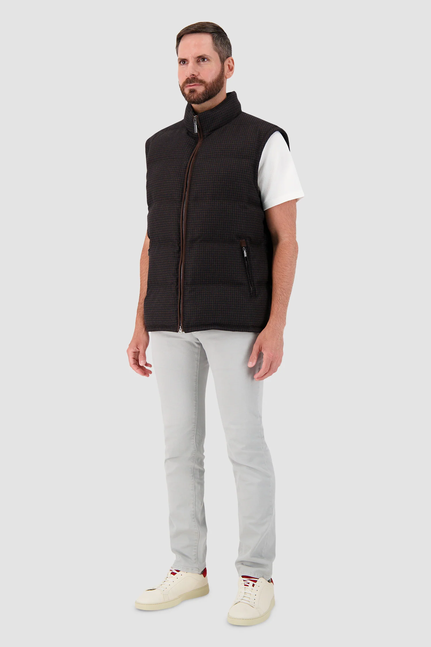 Hettabretz Brown Down Vest - Image 4