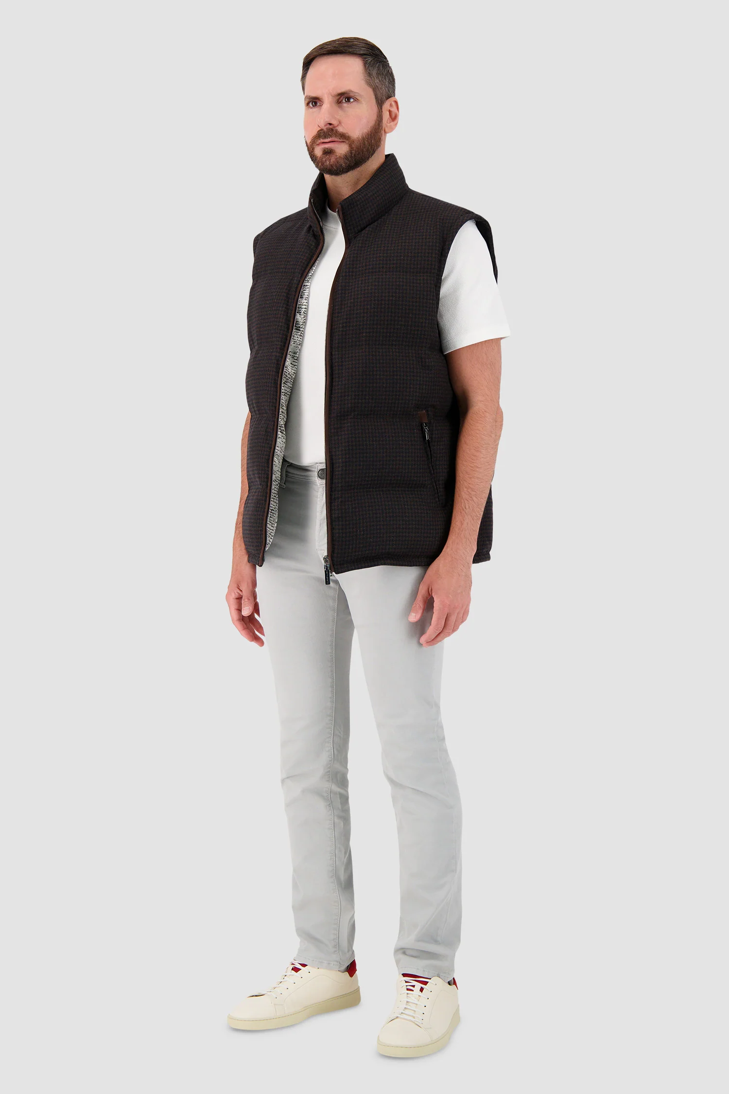 Hettabretz Brown Down Vest - Image 6