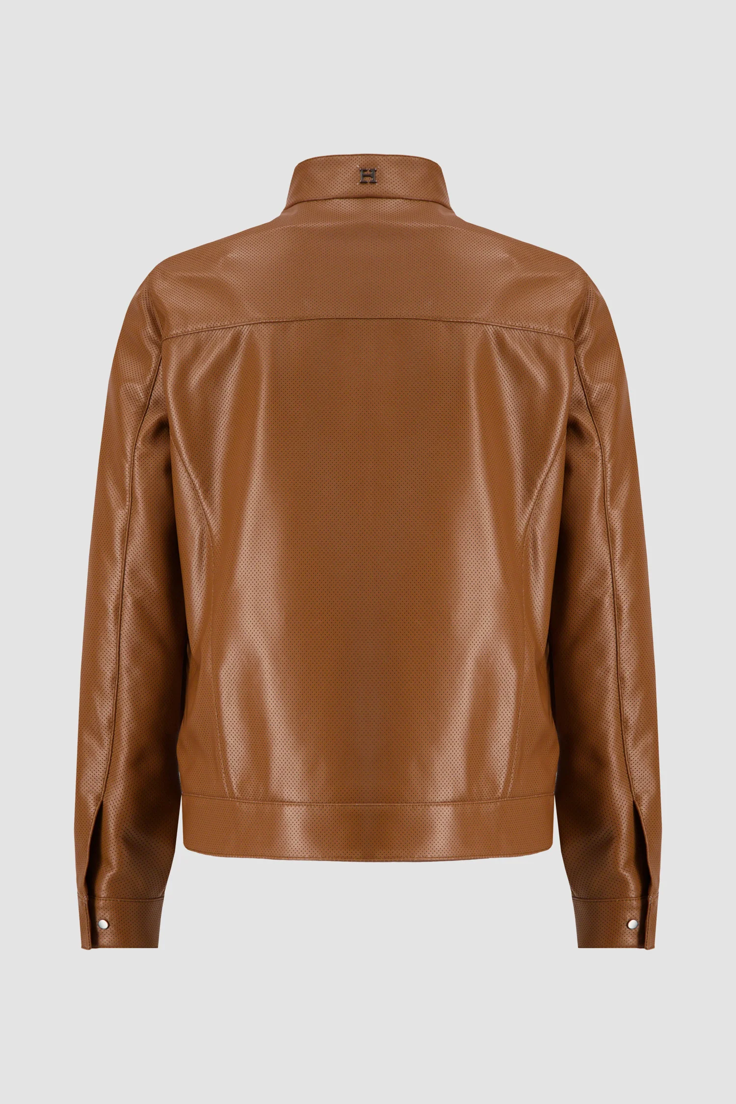 Hettabretz Cognac Leather Jacket - Image 2