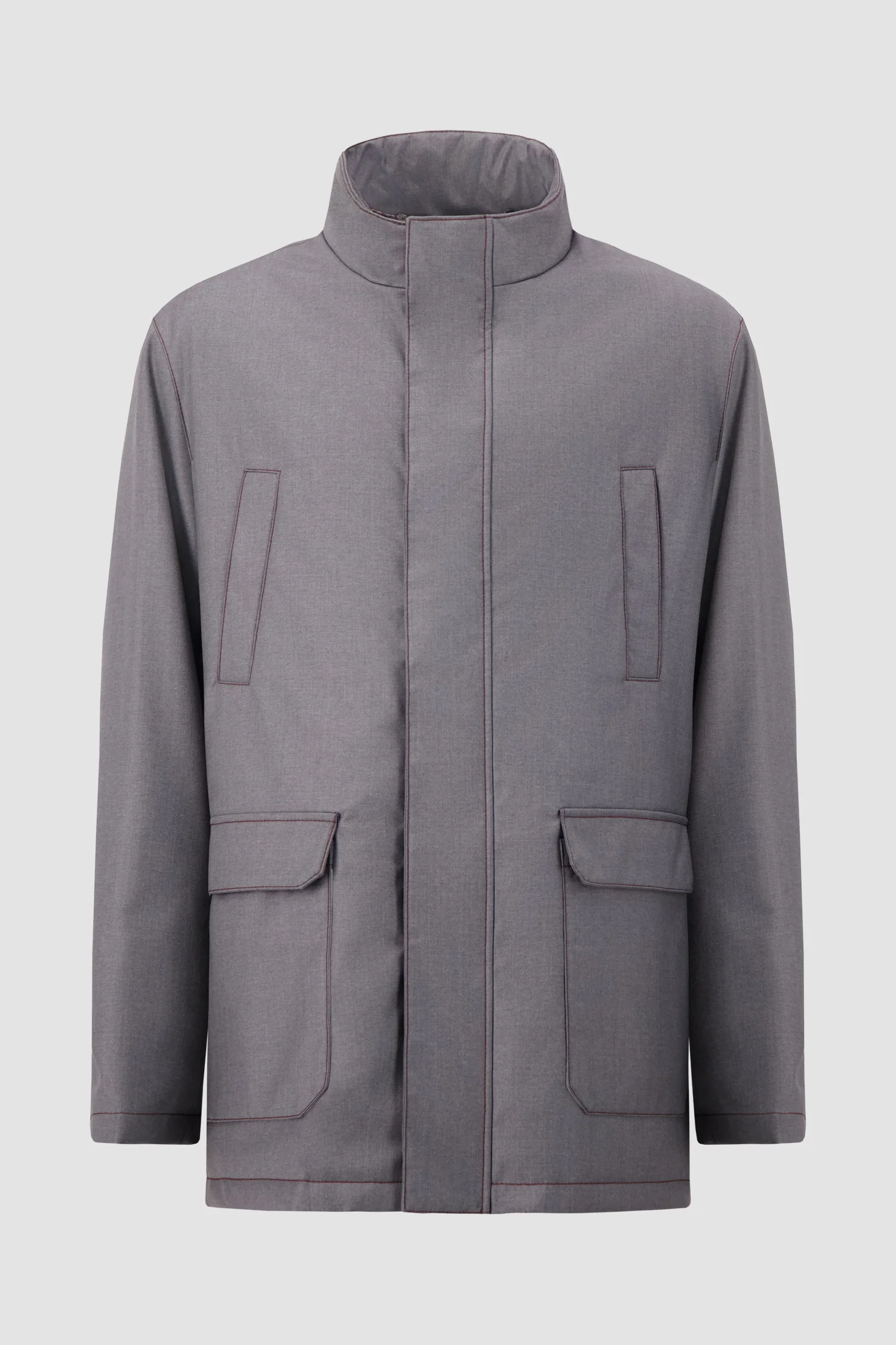 Hettabretz Grey Technical Field Jacket