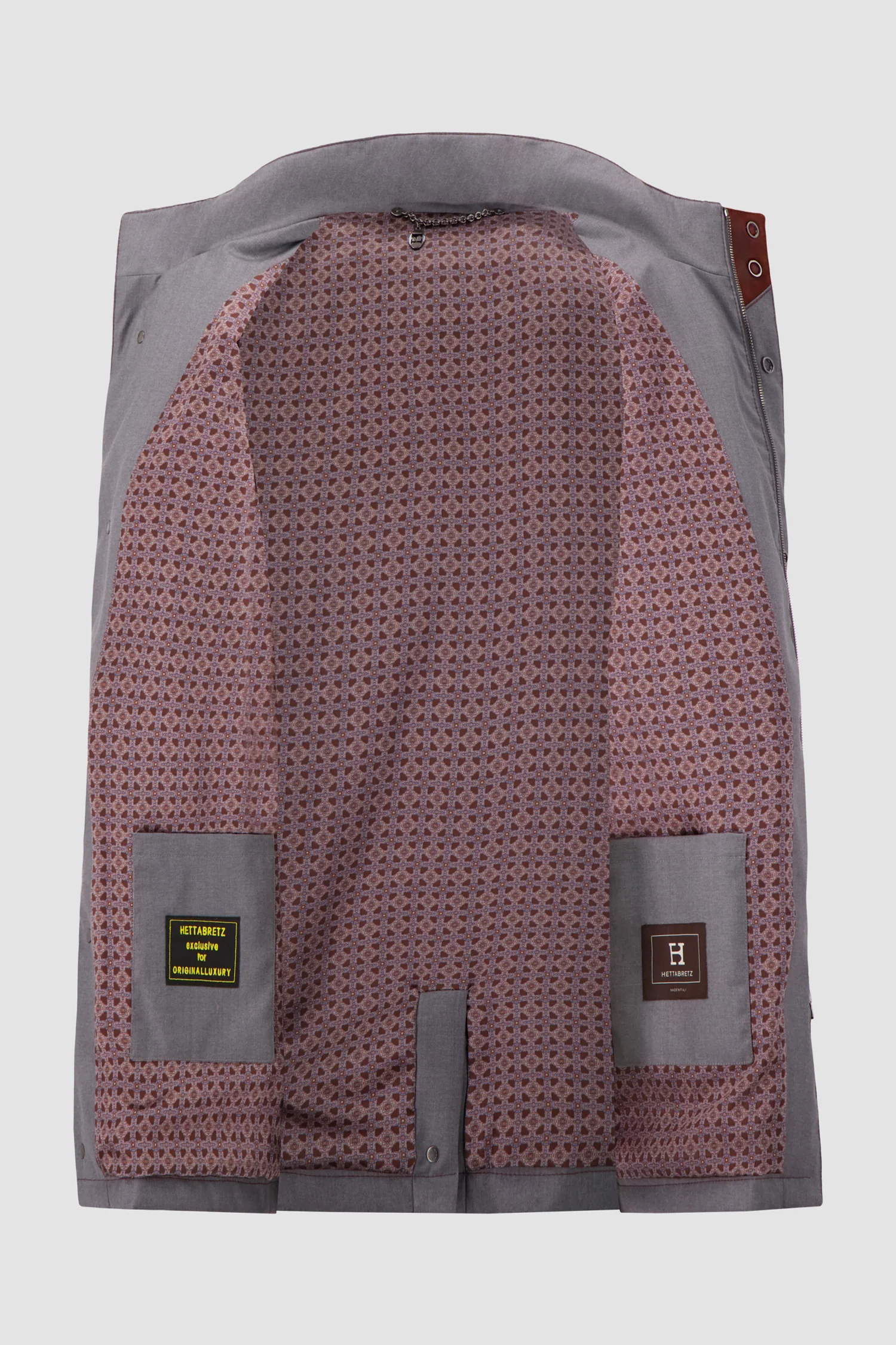 Hettabretz Grey Technical Field Jacket - Image 4