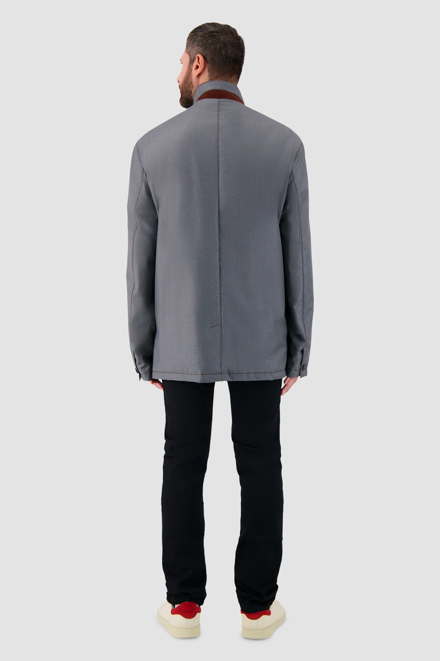 Hettabretz Grey Technical Field Jacket - Image 6