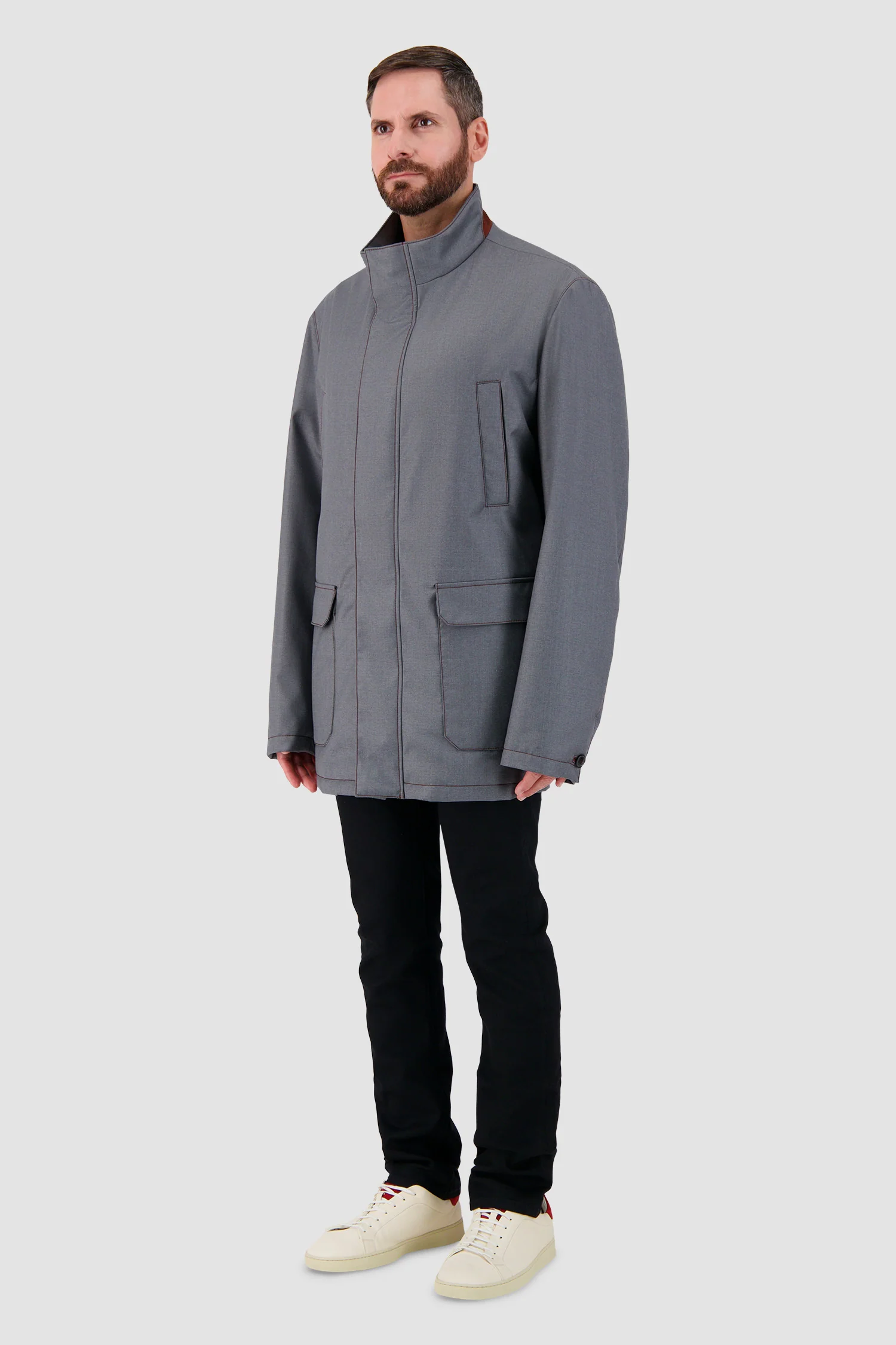 Hettabretz Grey Technical Field Jacket - Image 7