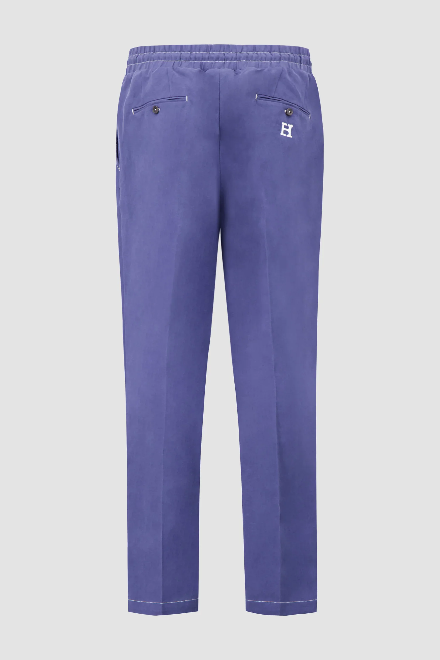 Hettabretz Linen Trousers - NAVY - Image 2