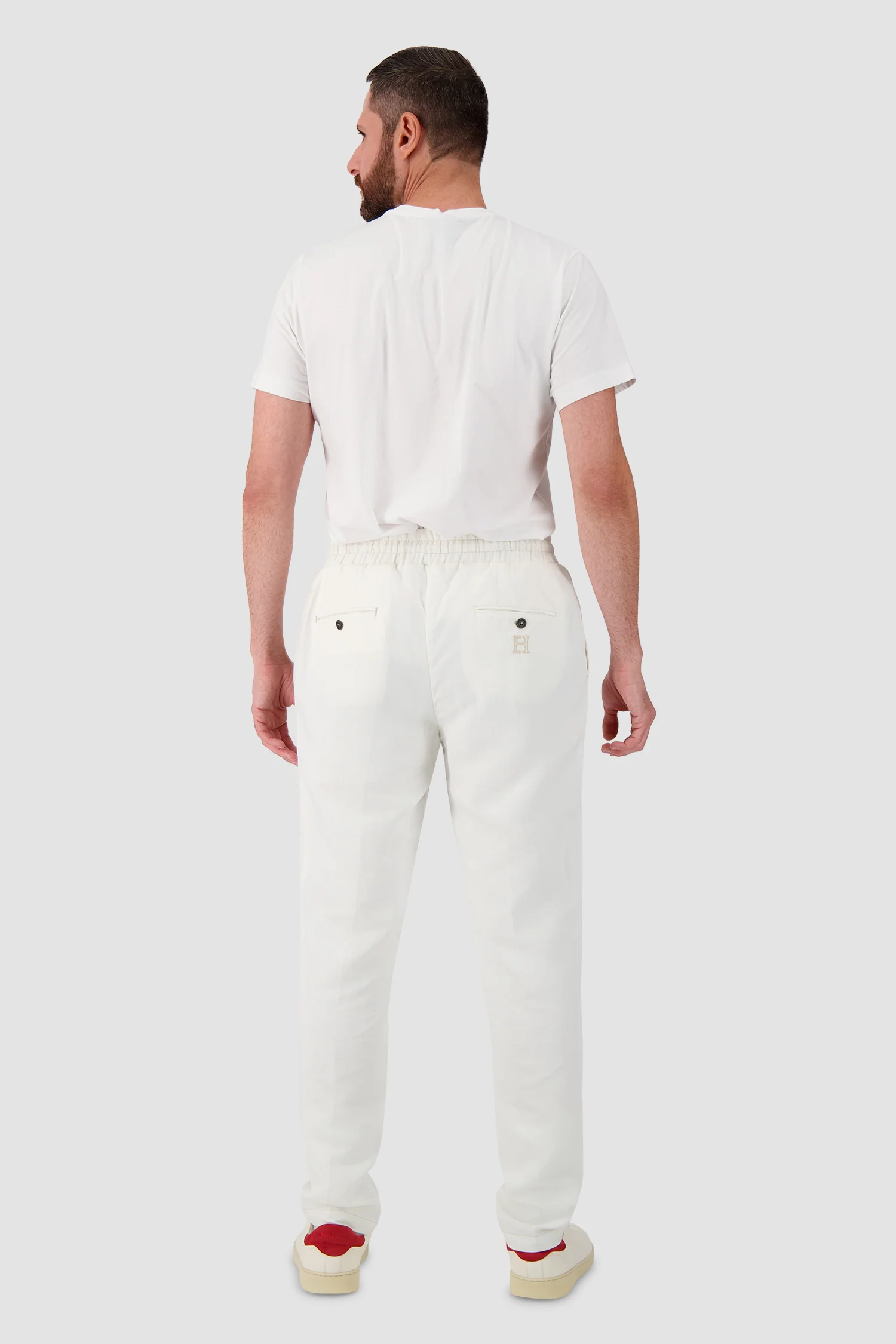 Hettabretz Linen Trousers - WHITE - Image 5