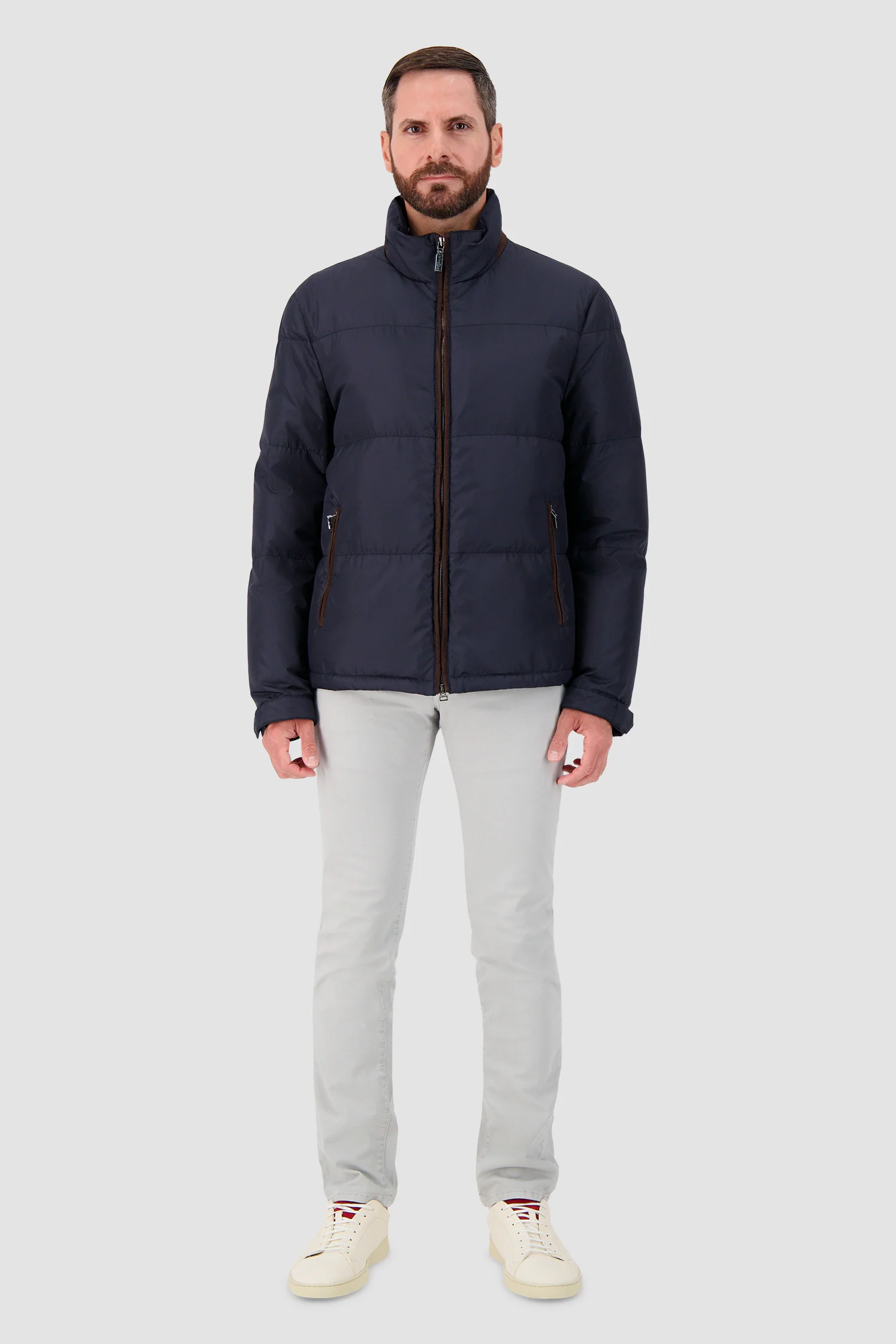Hettabretz Navy Down Jacket - Image 3