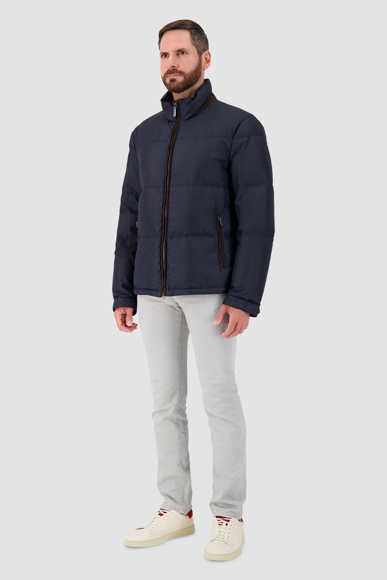 Hettabretz Navy Down Jacket - Image 4