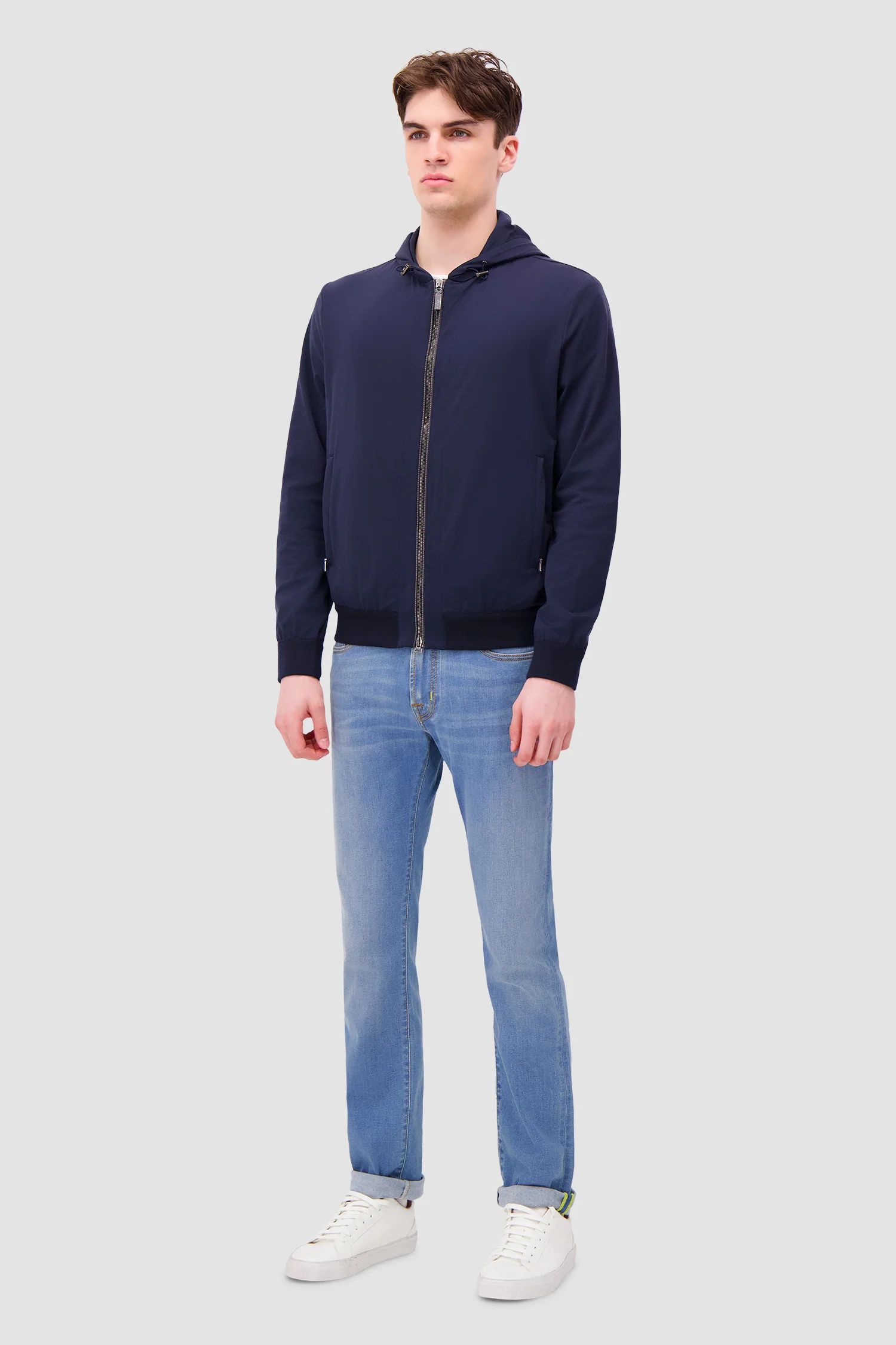 Hettabretz Navy Hooded Jacket - Image 4