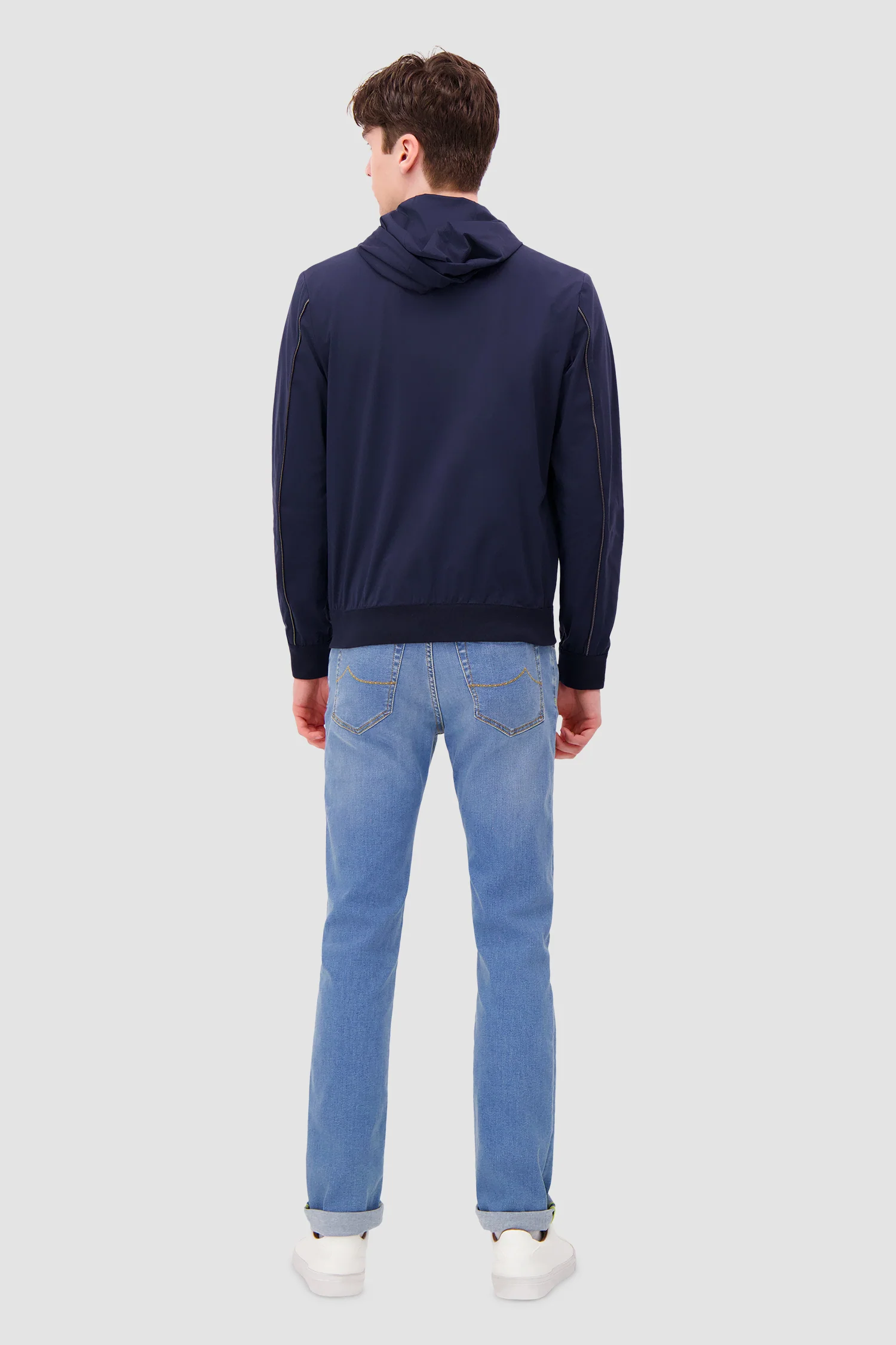 Hettabretz Navy Hooded Jacket - Image 5