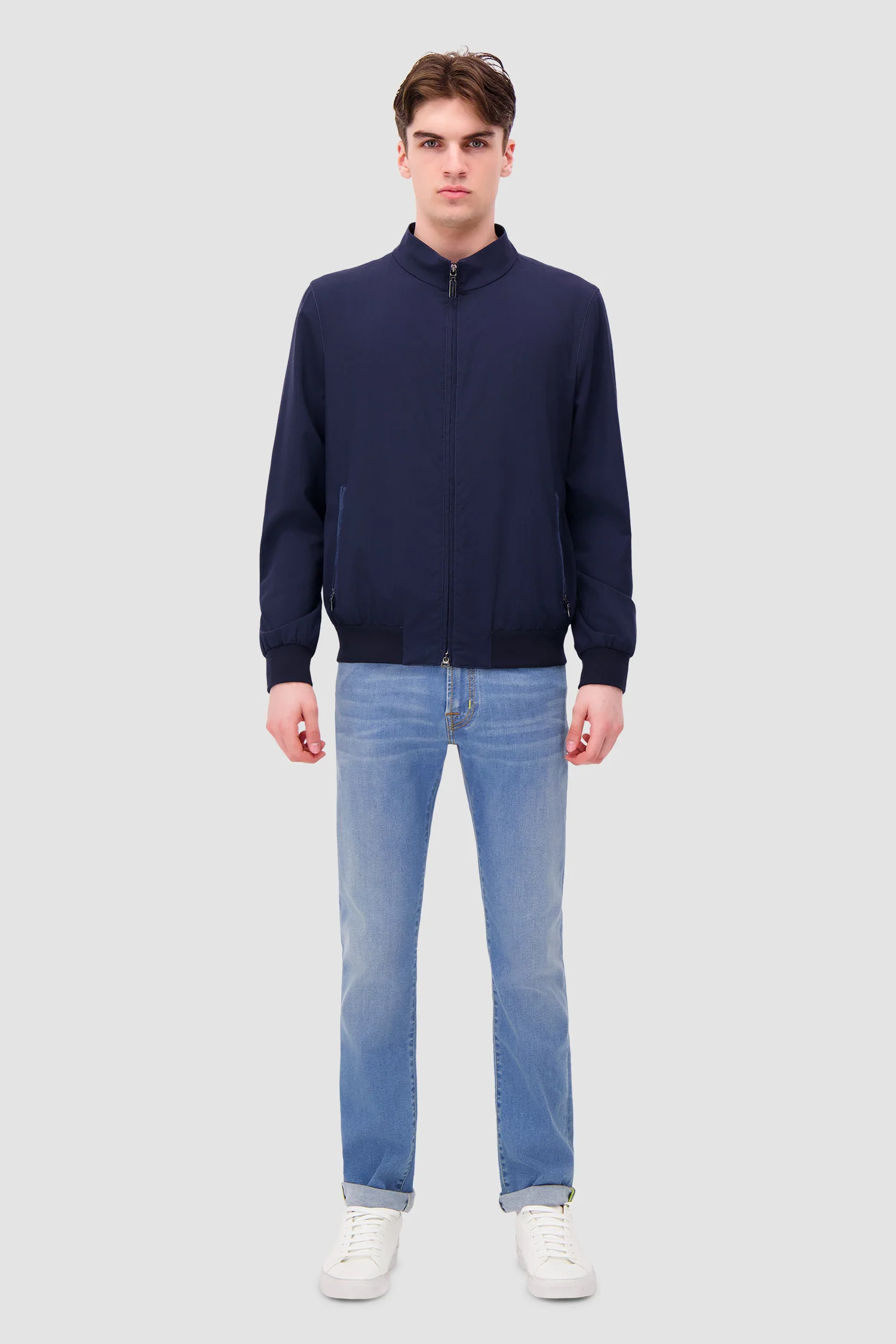 Hettabretz Navy Wool Blouson - Image 3