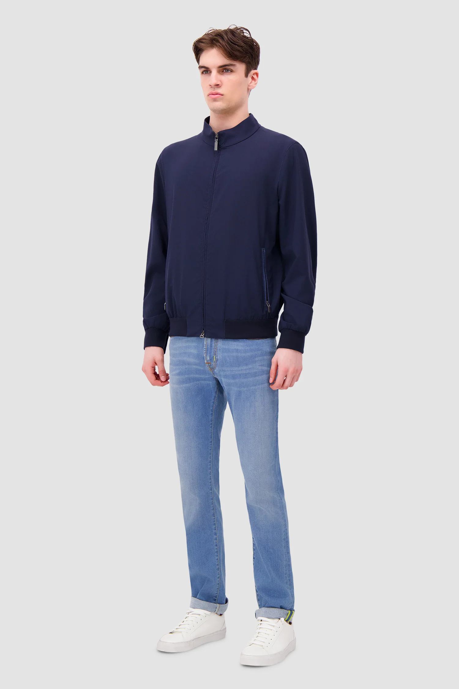 Hettabretz Navy Wool Blouson - Image 4
