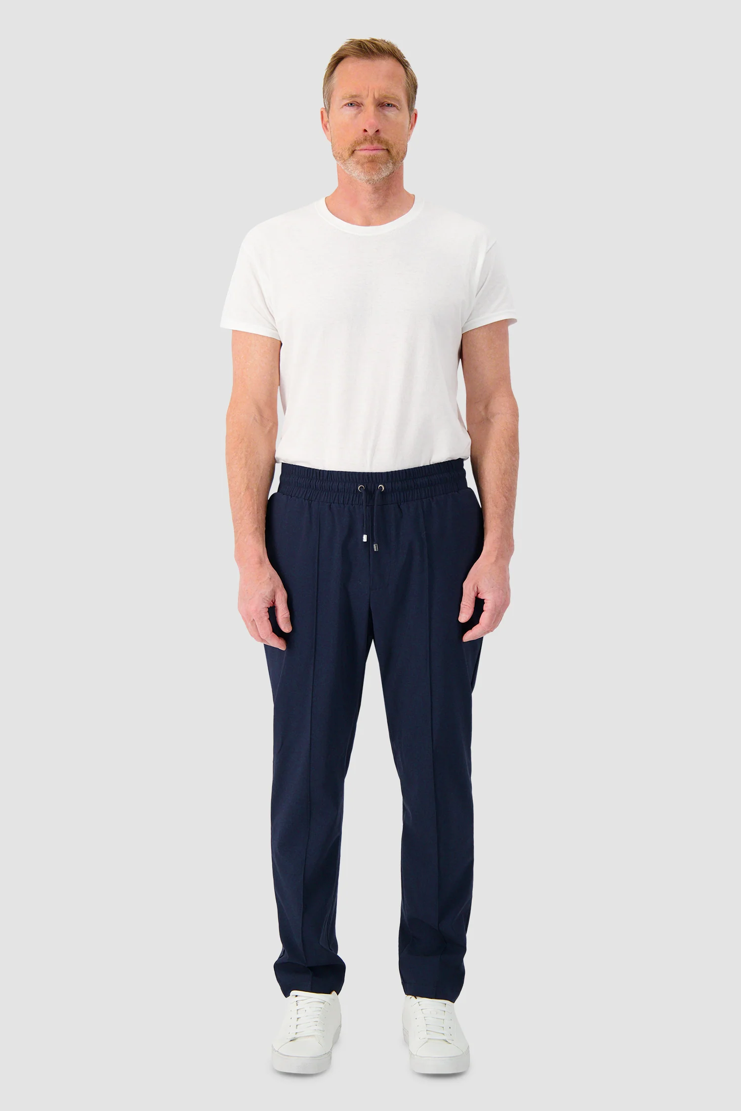 Hettabretz Trousers Wool Navy - Image 3