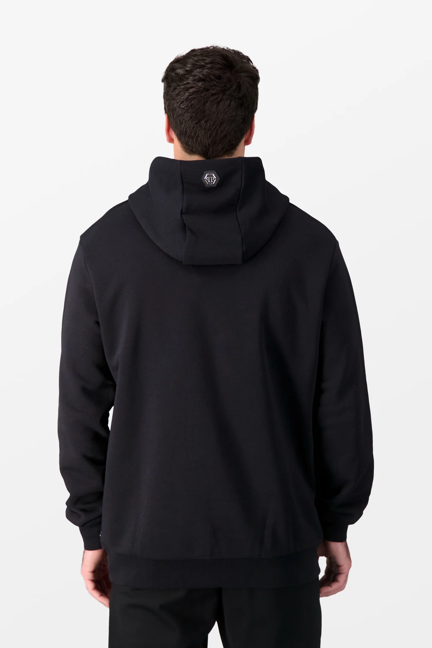 Philipp Plein Multicolor Skull Black Hoodie - Image 5