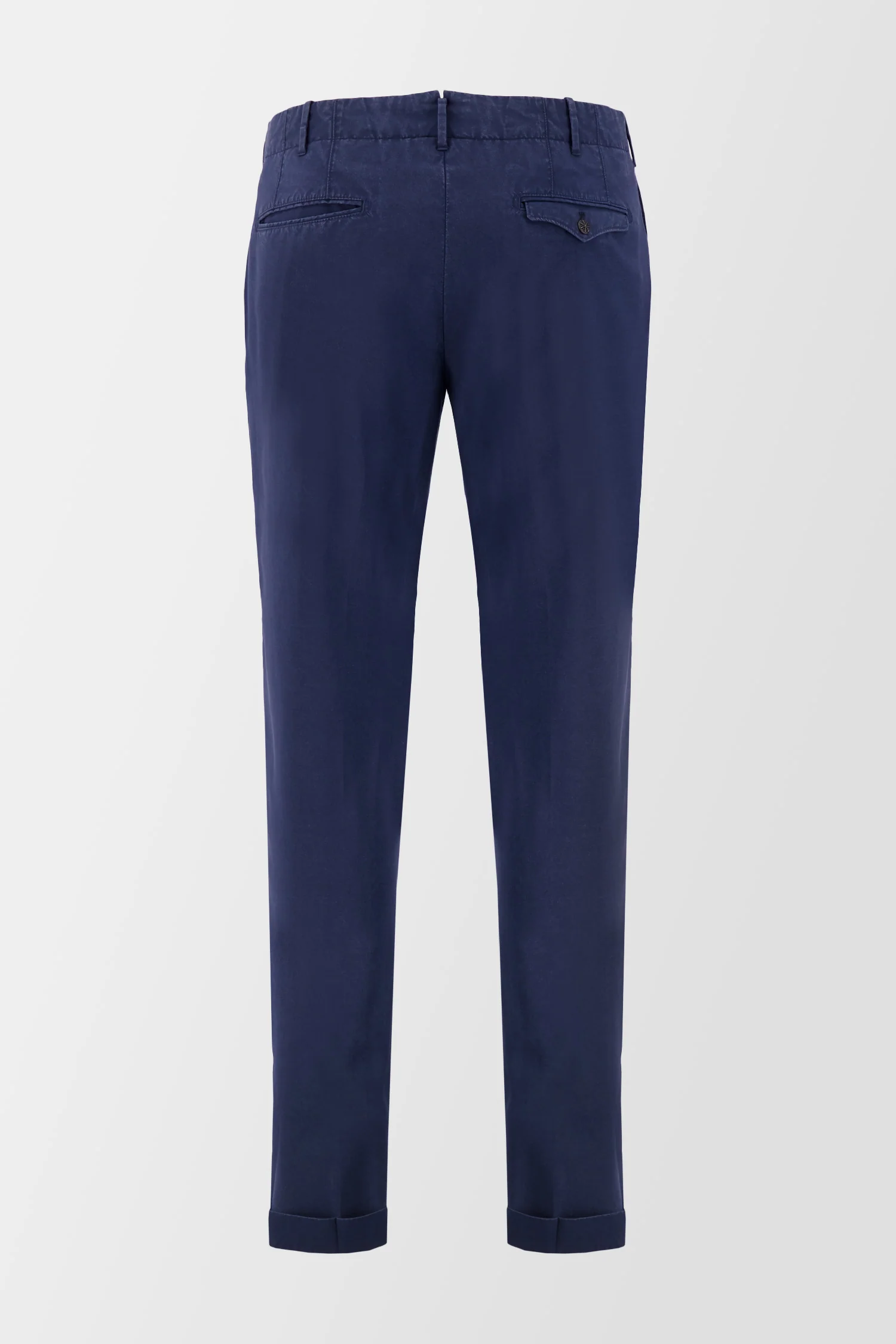 Incotex Blue Classic Trousers - Image 3